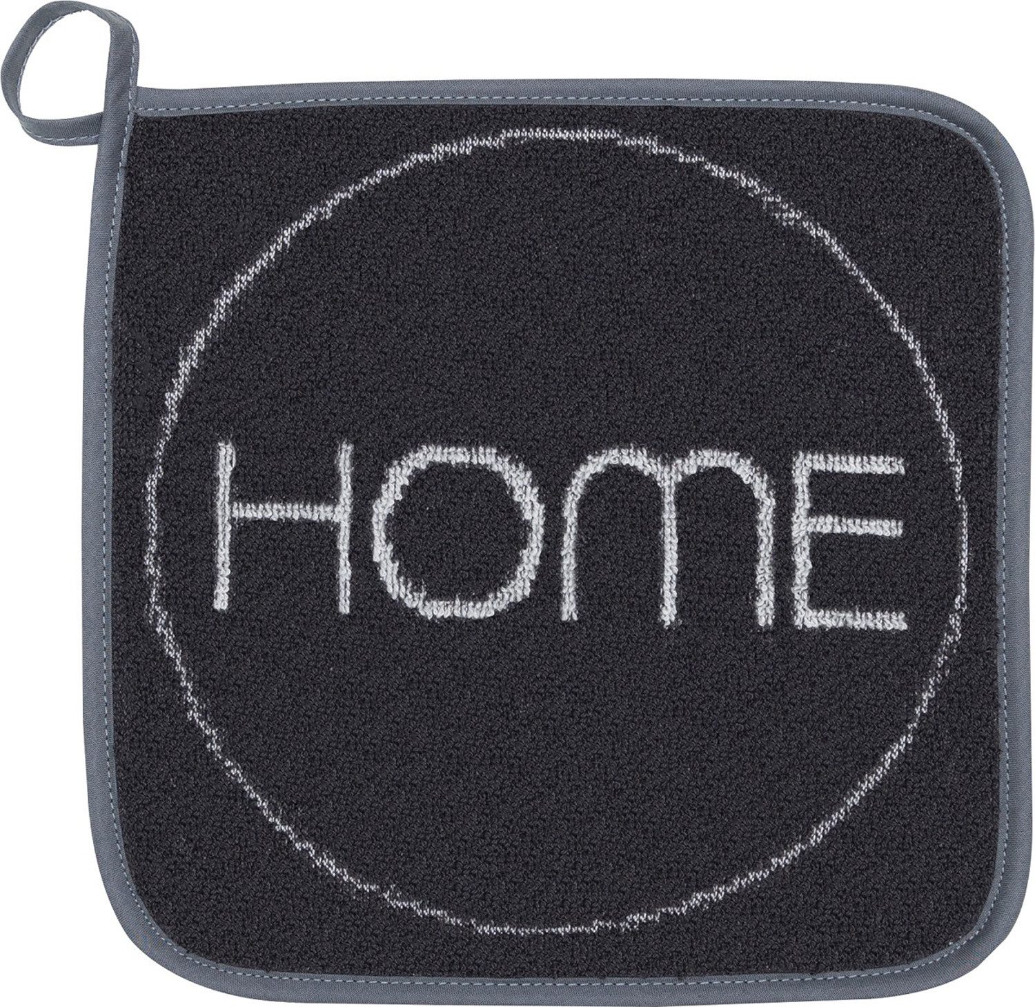 Kracht Topflappen Home, (2-tlg., 2-teilig), 2er Set Topflappen, Baumwoll Frottier, ca. 22x22 cm
