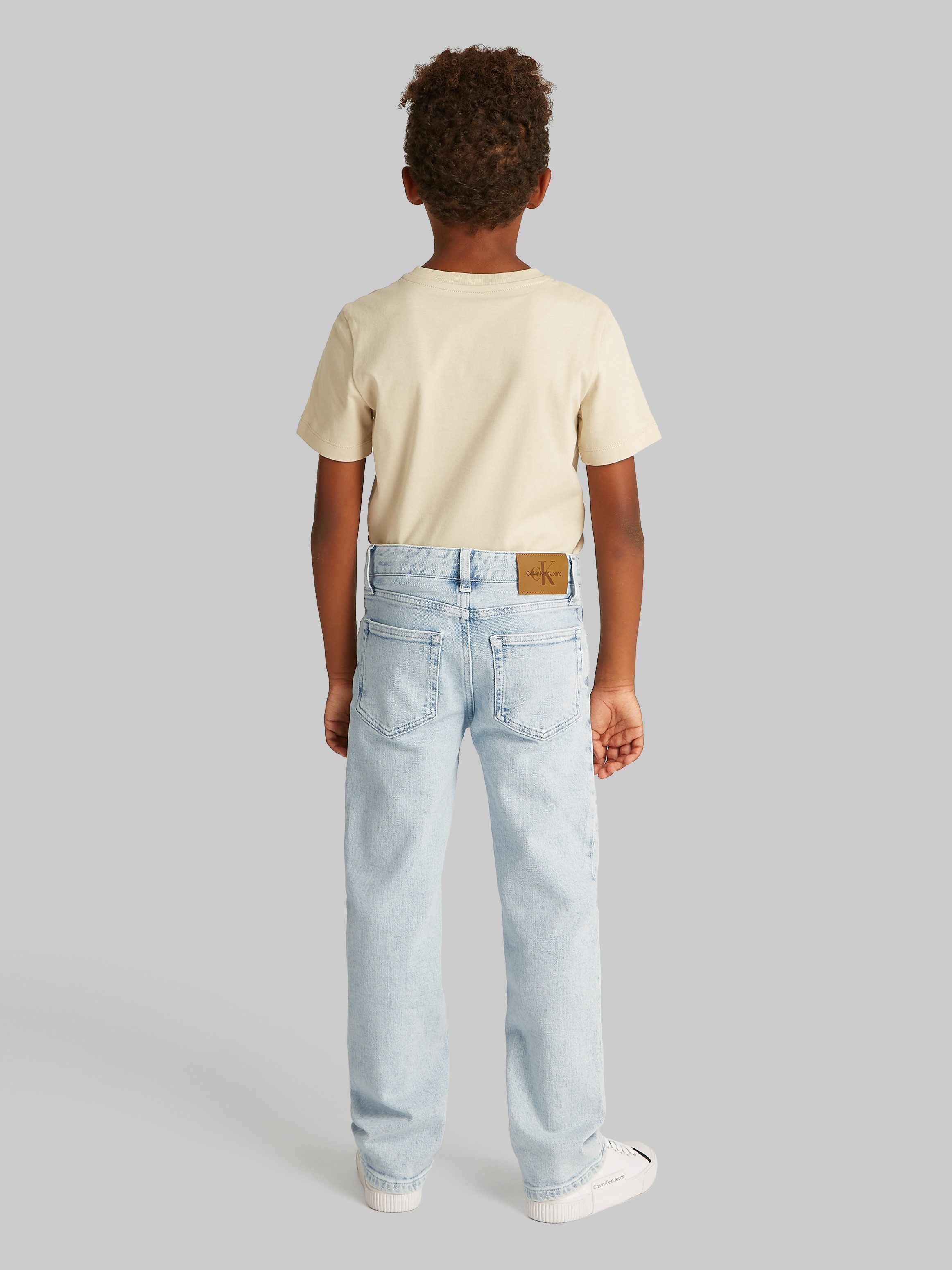 Calvin Klein Jeans Straight-Jeans CLEAN SKY BLUE REG. STRAIGHT in Stone Waschung – Bild 2 von 5