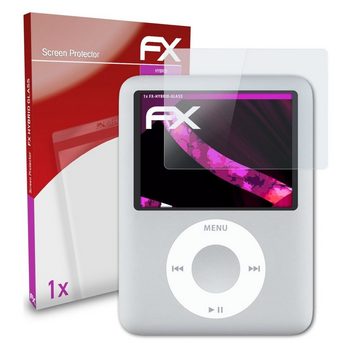 atFoliX Schutzfolie Panzerglasfolie für Apple iPod nano 3G, Ultradünn und superhart