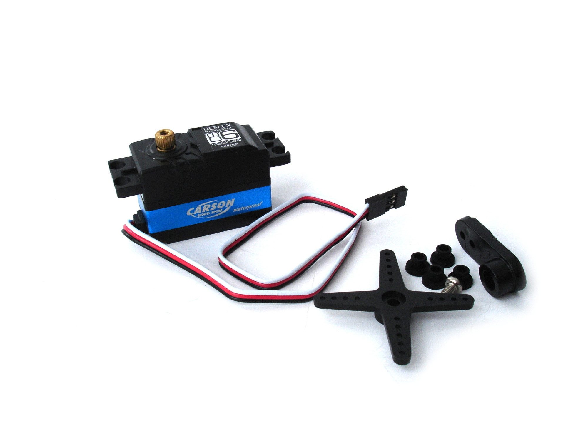CARSON Carson Low Profil Servo CS-6 Waterproof MG/ 6kg / JR RC-Fernsteuerung