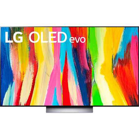 LG OLED55C27LA OLED-Fernseher (139 cm/55 Zoll, 4K Ultra HD, Smart-TV, OLED evo,bis zu 120Hz,α9 Gen5 4K AI-Prozessor,Dolby Vision & Atmos)