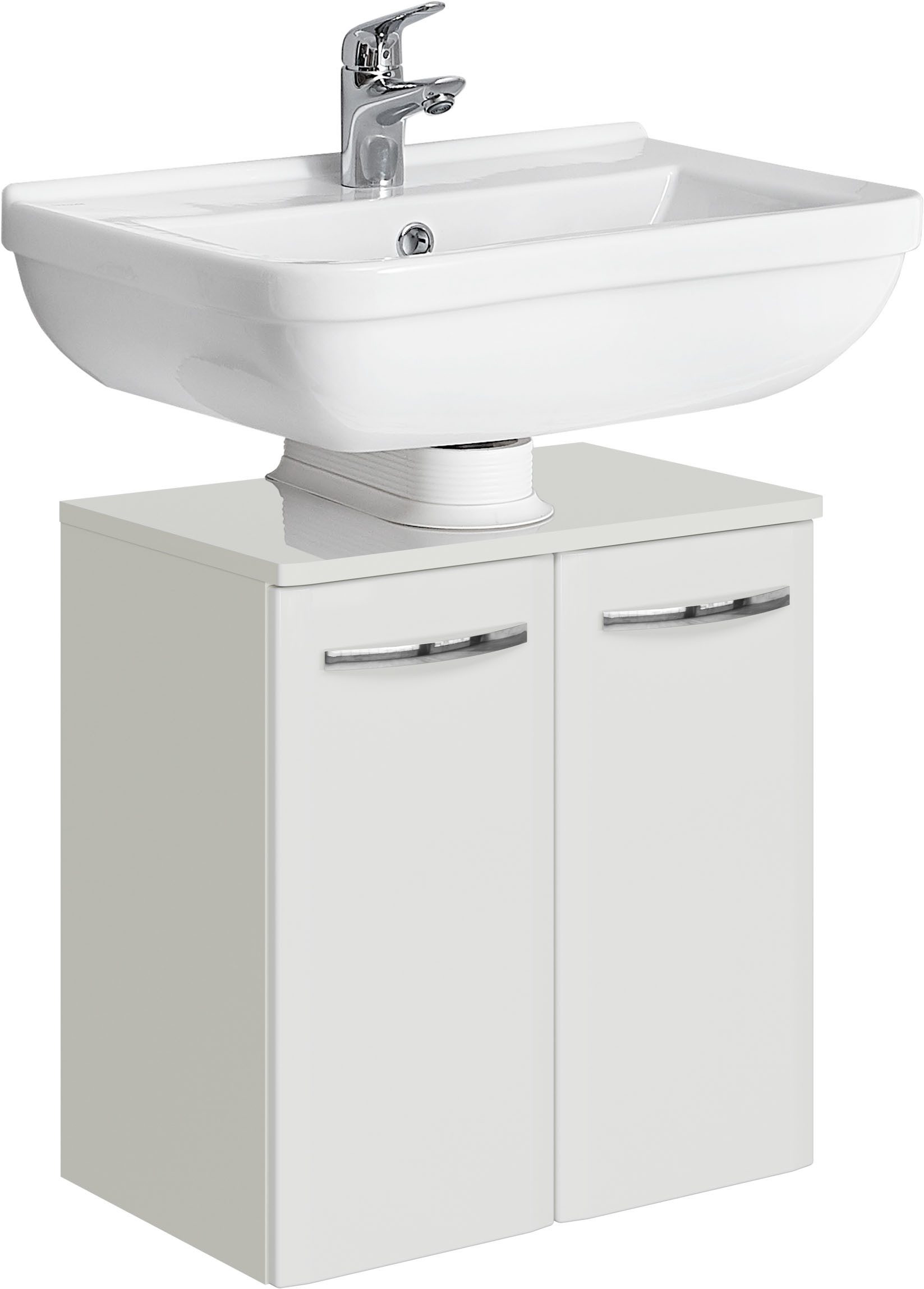 Saphir Waschbeckenunterschrank Quickset 326, mit 2 Türen, 50cm breit (1-St)
