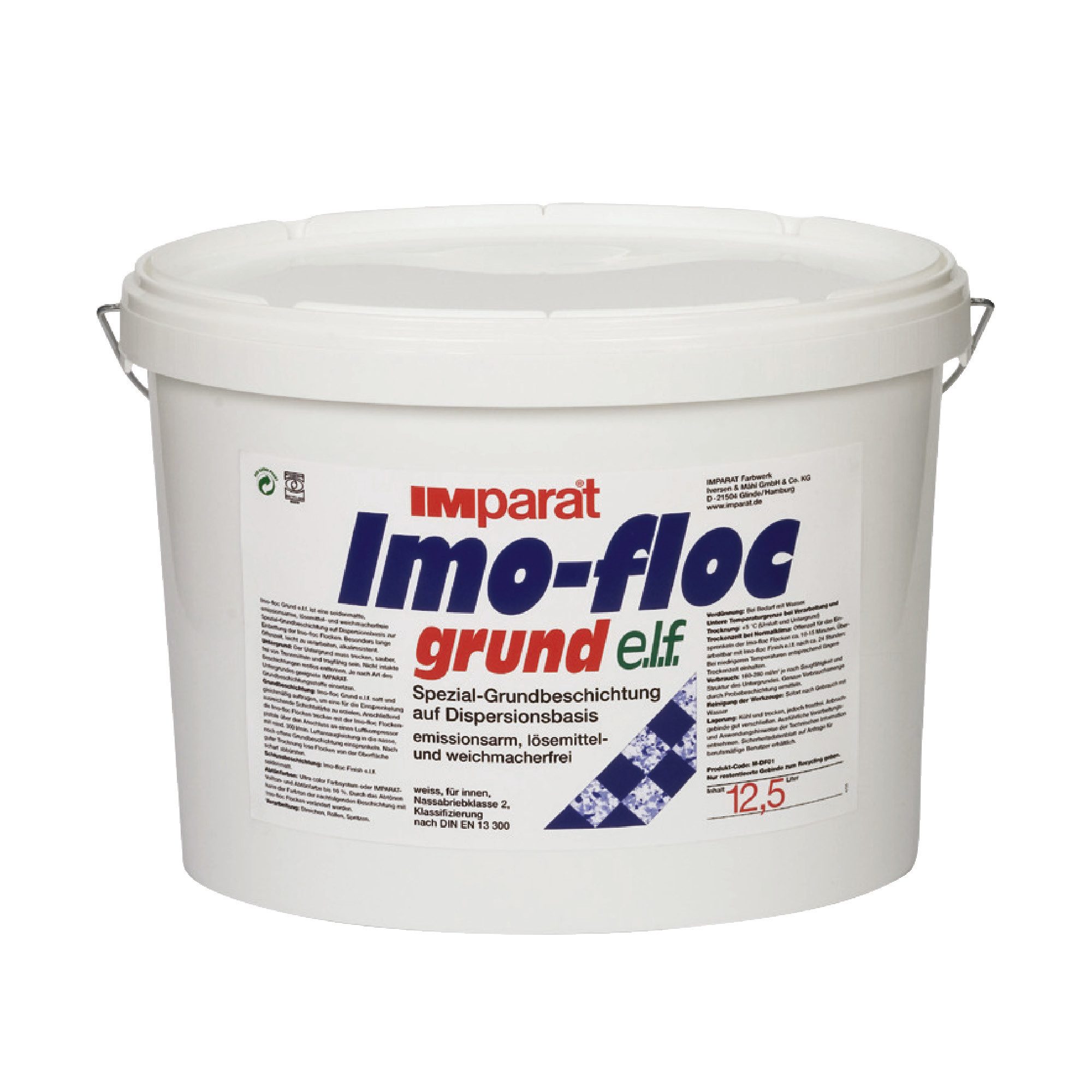 IMparat Farbwerk Iversen & Mähl GmbH & Co. KG Wand- und Deckenfarbe Imo-floc Grund 12,5 l