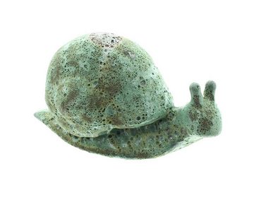 Home-trends24.de Gartenfigur Figur Schnecke Gartendeko Deko Gartenfigur Terracotta Objekt Tier