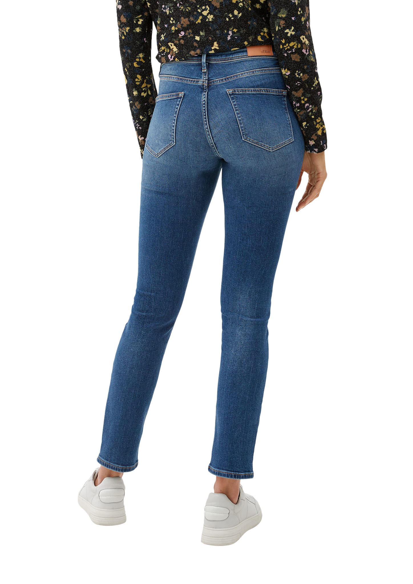 s.Oliver 5-Pocket-Jeans Waschung / Jeans Betsy / Slim himmelblau Leg / Mid Slim Rise Fit