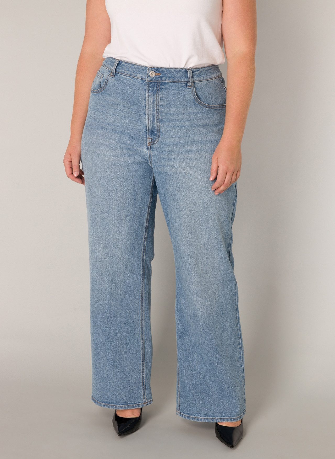 Base Level Curvy Weite Jeans in großen Größen günstig online kaufen