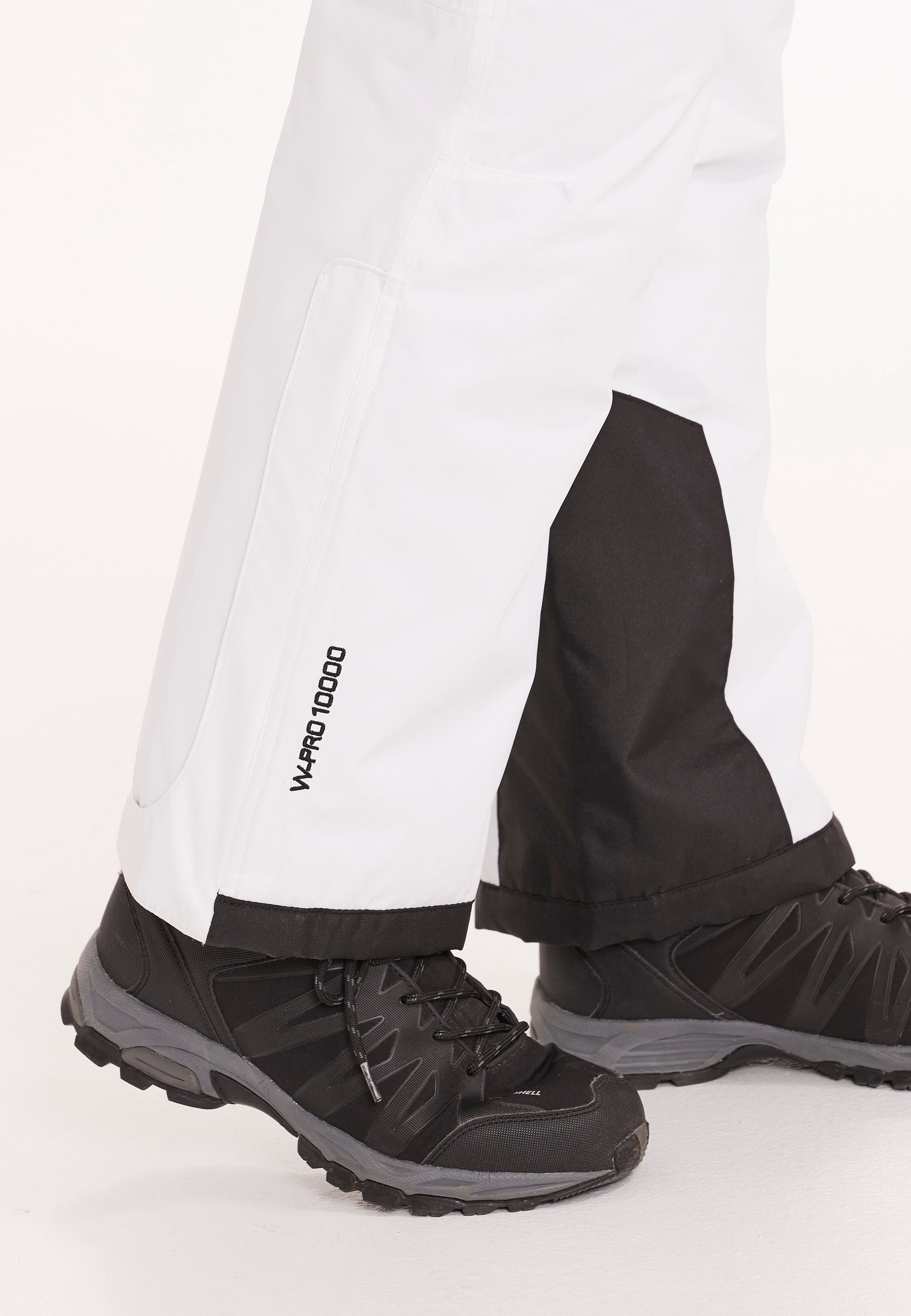 und weiß-weiß mit winddichter Funktionsmembran Skihose Fairway wasser- WHISTLER