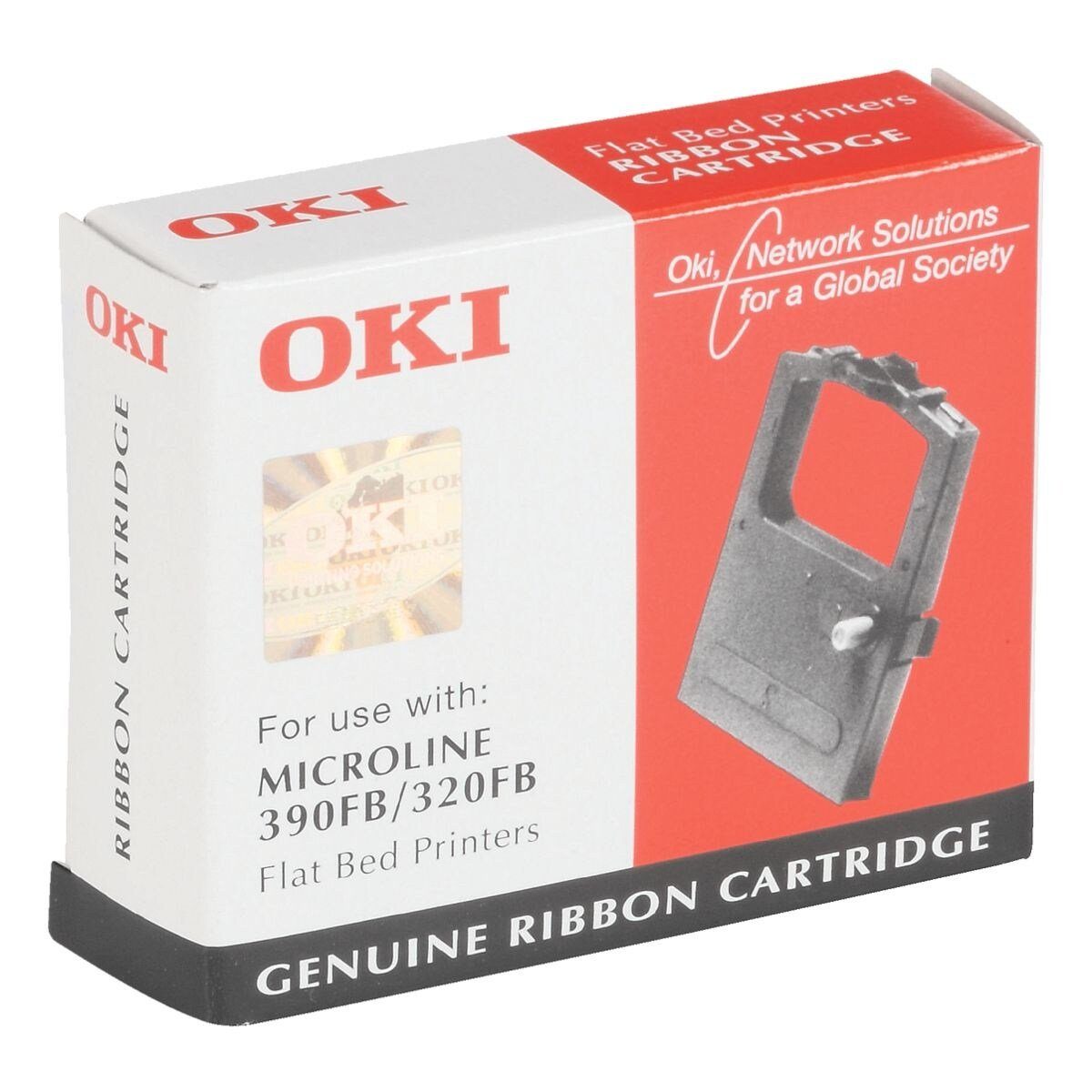 für OKI 9002310, Nadeldrucker, Farbband schwarz Druckerband