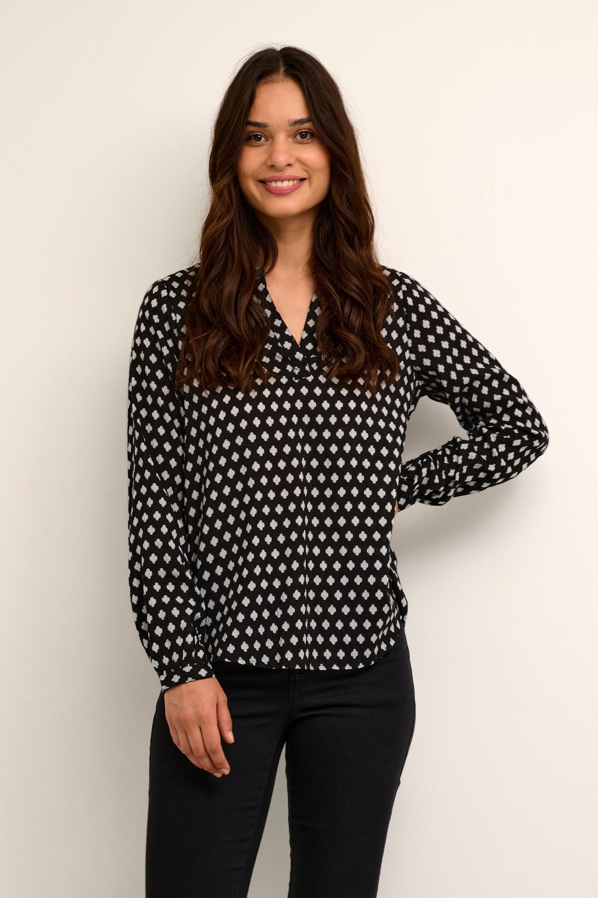 Langarmbluse Bluse langarm KAleah
