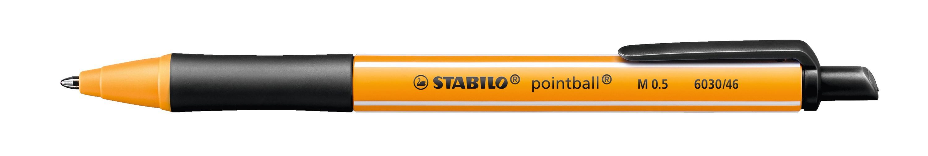 STABILO Kugelschreiber Kugelschreiber pointball Blister blau/schwarz