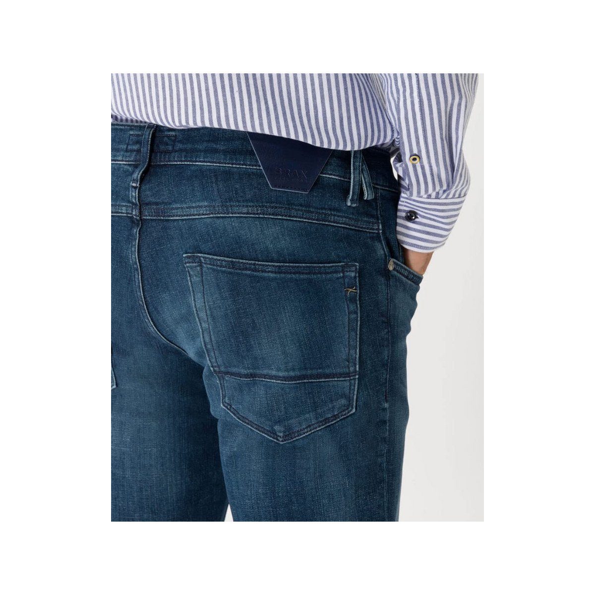 5-Pocket-Jeans grün Brax (1-tlg)