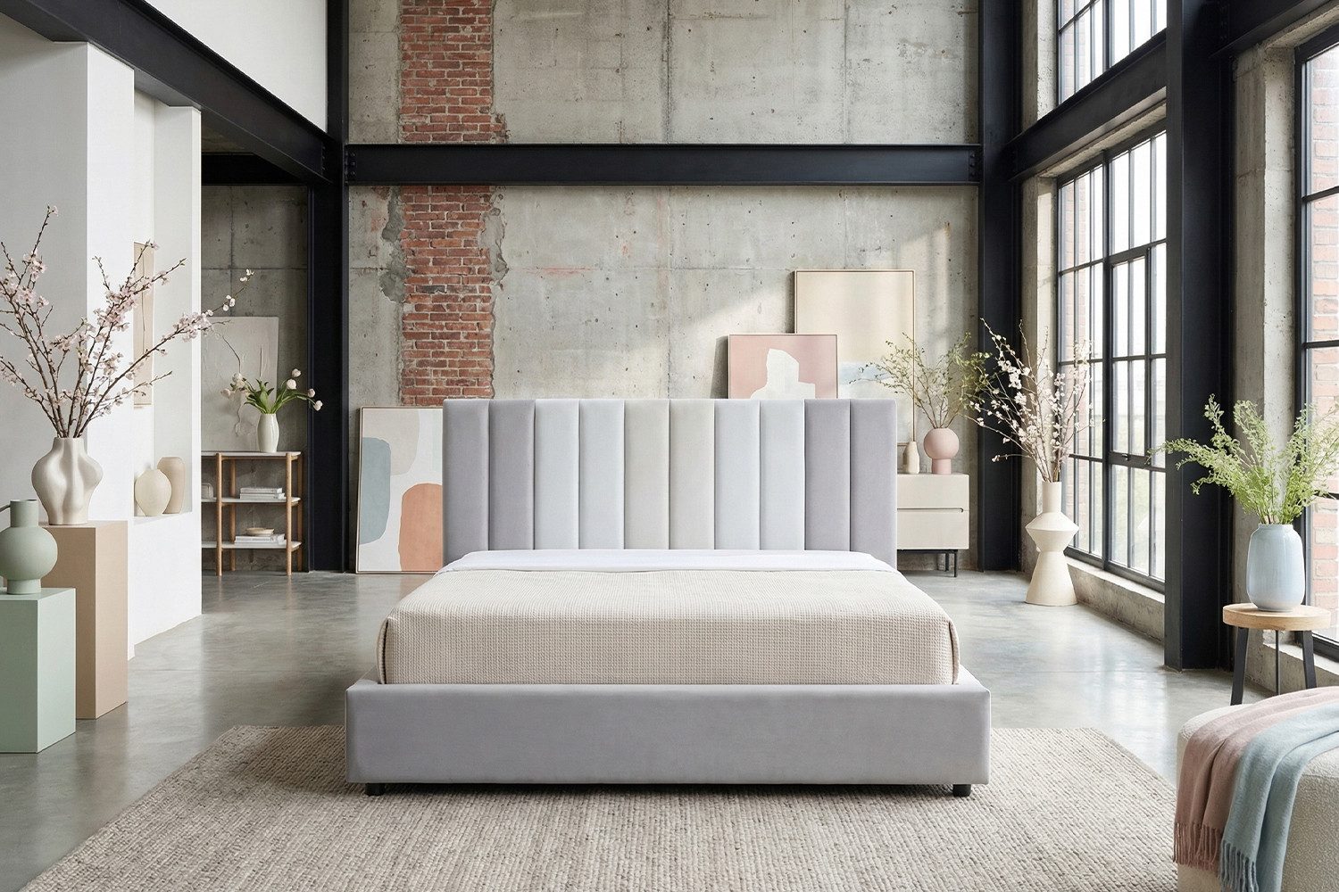 KAWOLA Polsterbett CATTURA Velvet - Modernes Design - Schlafzimmer Highlight, Inklusive Lattenrost 3-fach höhenverstellbar - Stil trifft Komfort