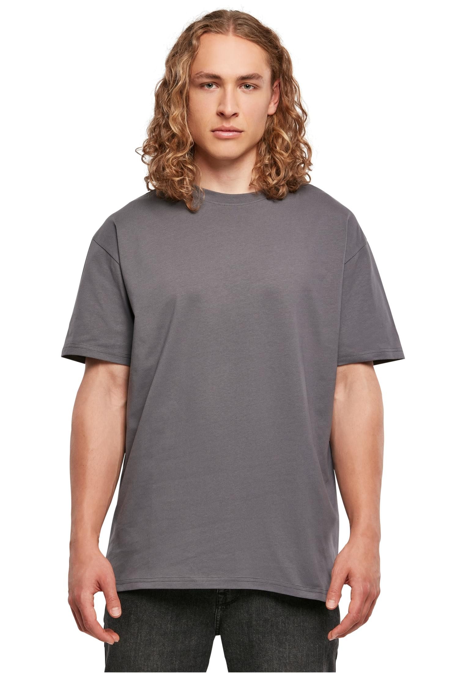 T-Shirt Herren Kurzarm T-Shirt Rundhals schweres Oversized Shirt