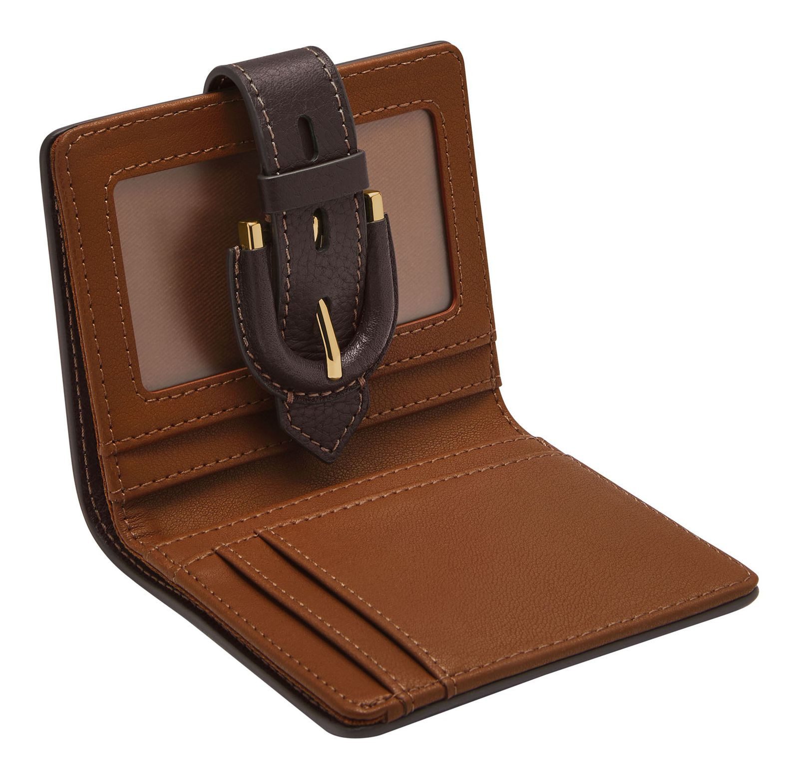 Fossil Geldbörse Small Tab Bifold, aus echtem Leder