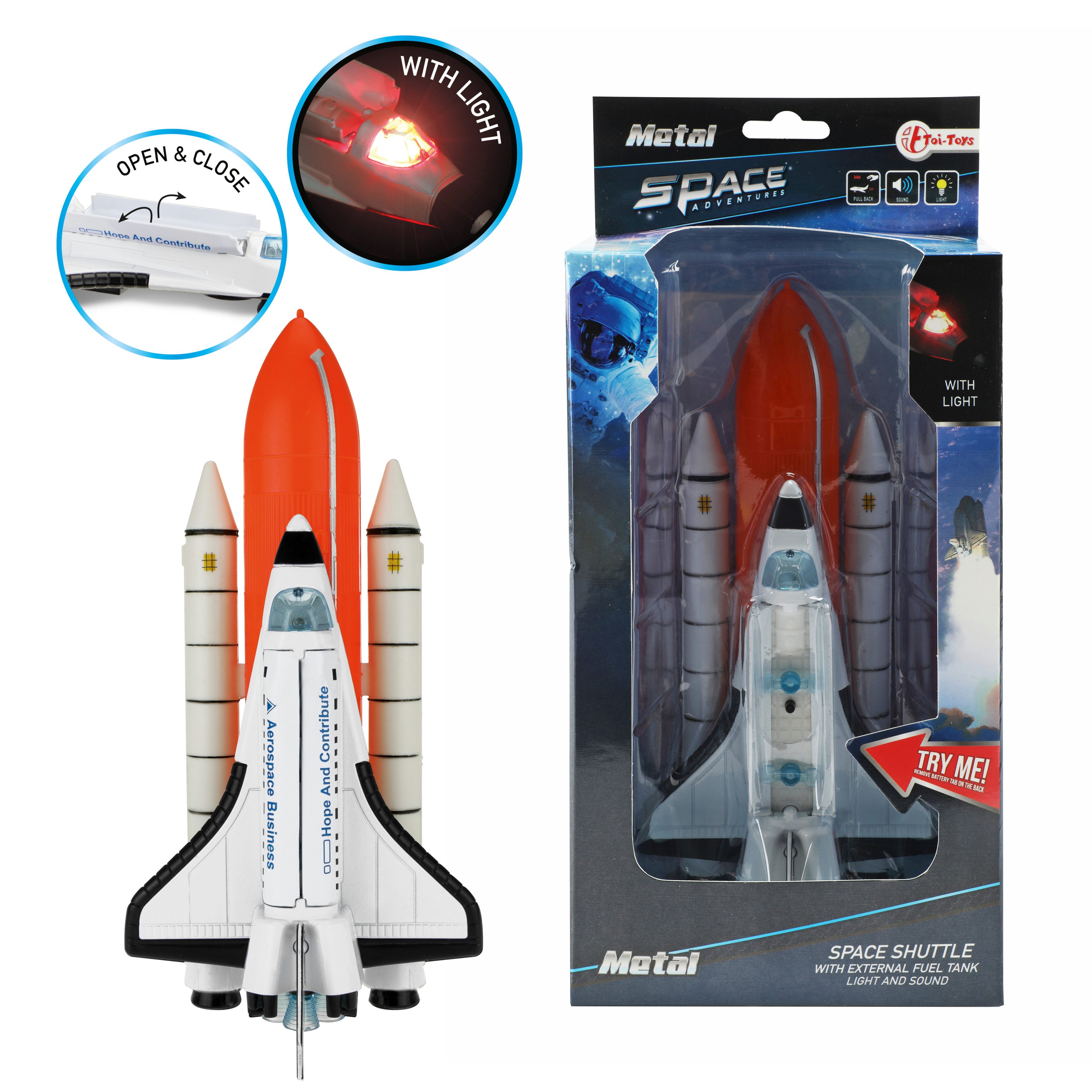 Toi-Toys Spielzeug-Auto Raumfähre mit externem Treibstofftank günstig online kaufen