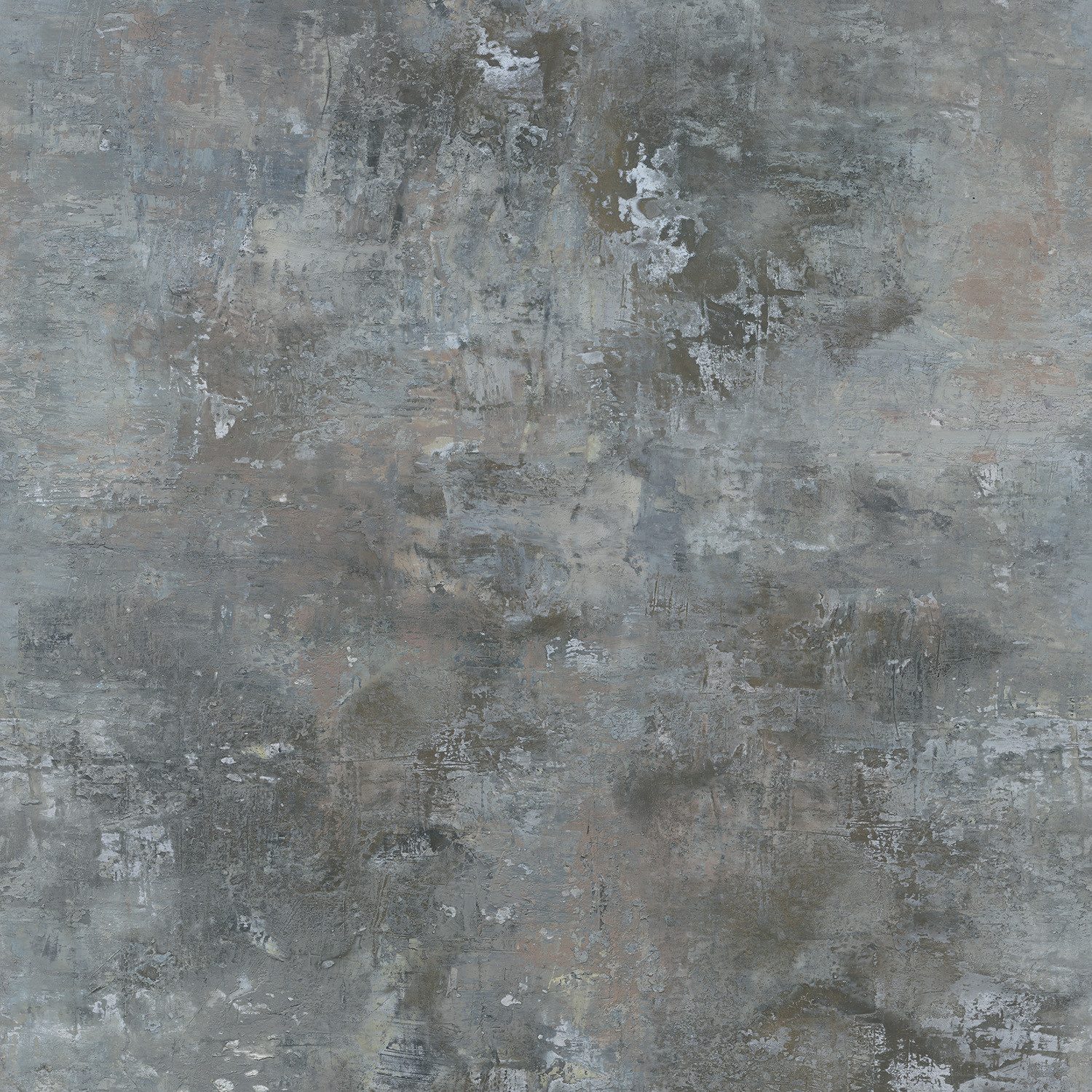 Rasch Fototapete Beton im Industrial Look in Grau, glatt, Rost-Optik, urban, (1 Rolle, 1 St), 300 cm x 212 cm