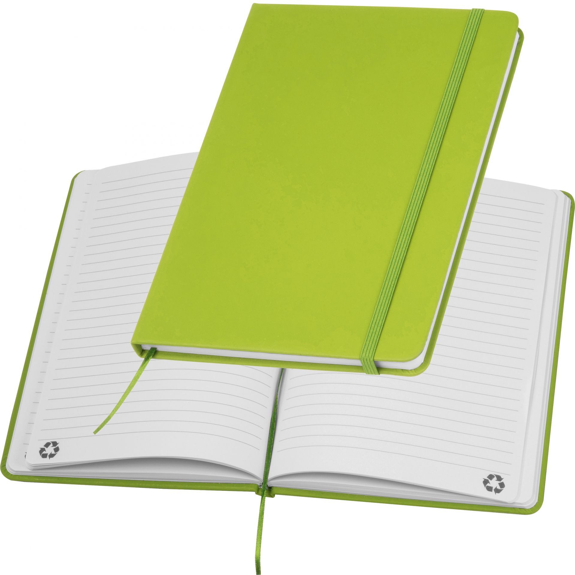 Notizbuch Notizbuch / DIN A5 / Umschlag aus PU / 160 linierte Seiten / Farbe: he