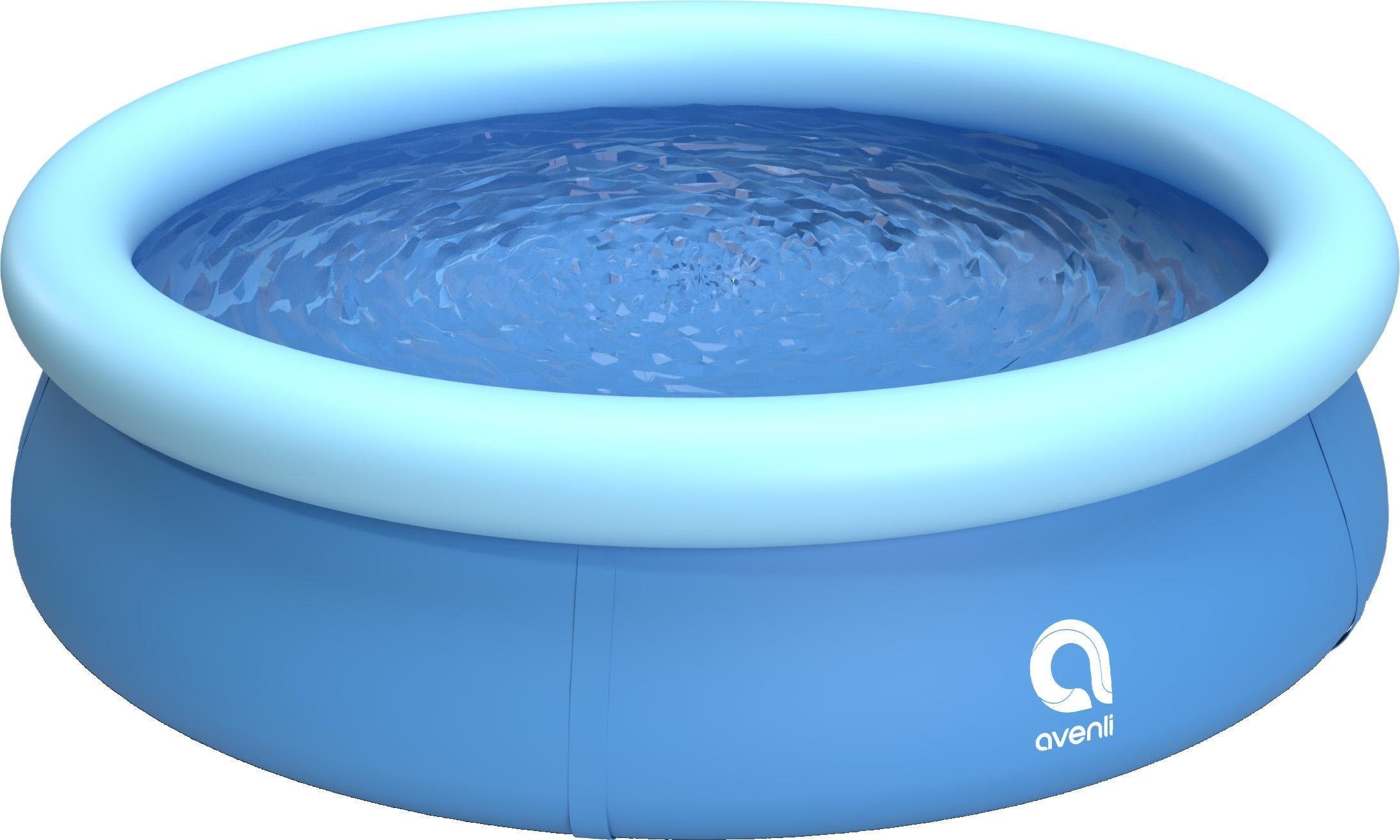 Avenli Pool Prompt Set 183 x 50 cm Pool (Aufstellpool mit aufblasbarem Ring, Quick Up Pool ohne Pumpe), Swimmingpool auch als Ersatzpool geeignet