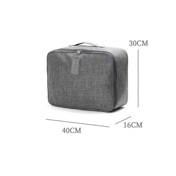 AquaBreeze Reisetasche Reisegepäckeimer mit Netztasche, Handtasche für Handgepäck (1-tlg., Kann mit Gepäck kombiniert werden und nimmt keinen Platz ein), 40x30x20 cm, Schultergurt – leicht & viel Platz