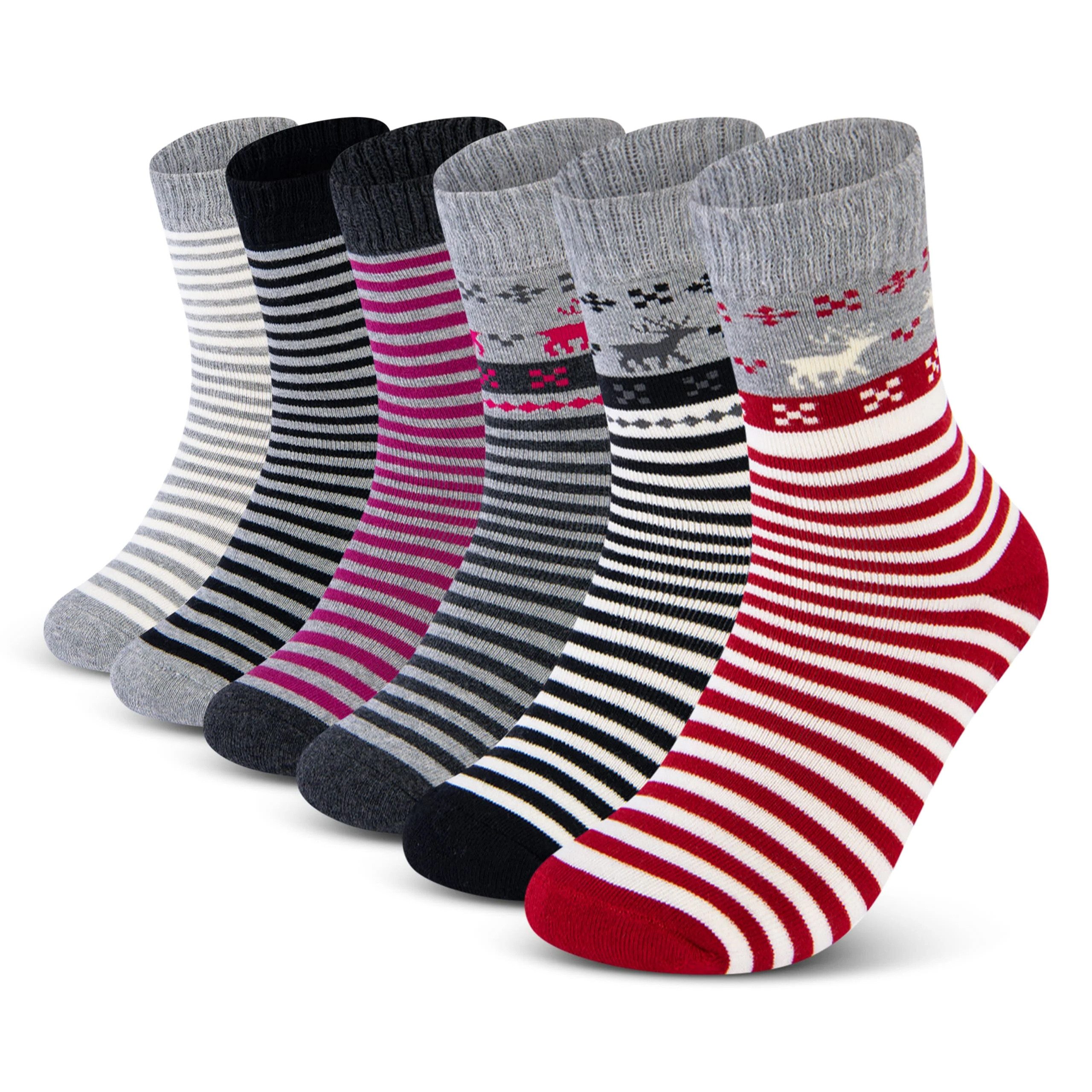 sockenkauf24 Thermosocken 6 oder 12 Paar Damen Wintersocken Damensocken mit günstig online kaufen