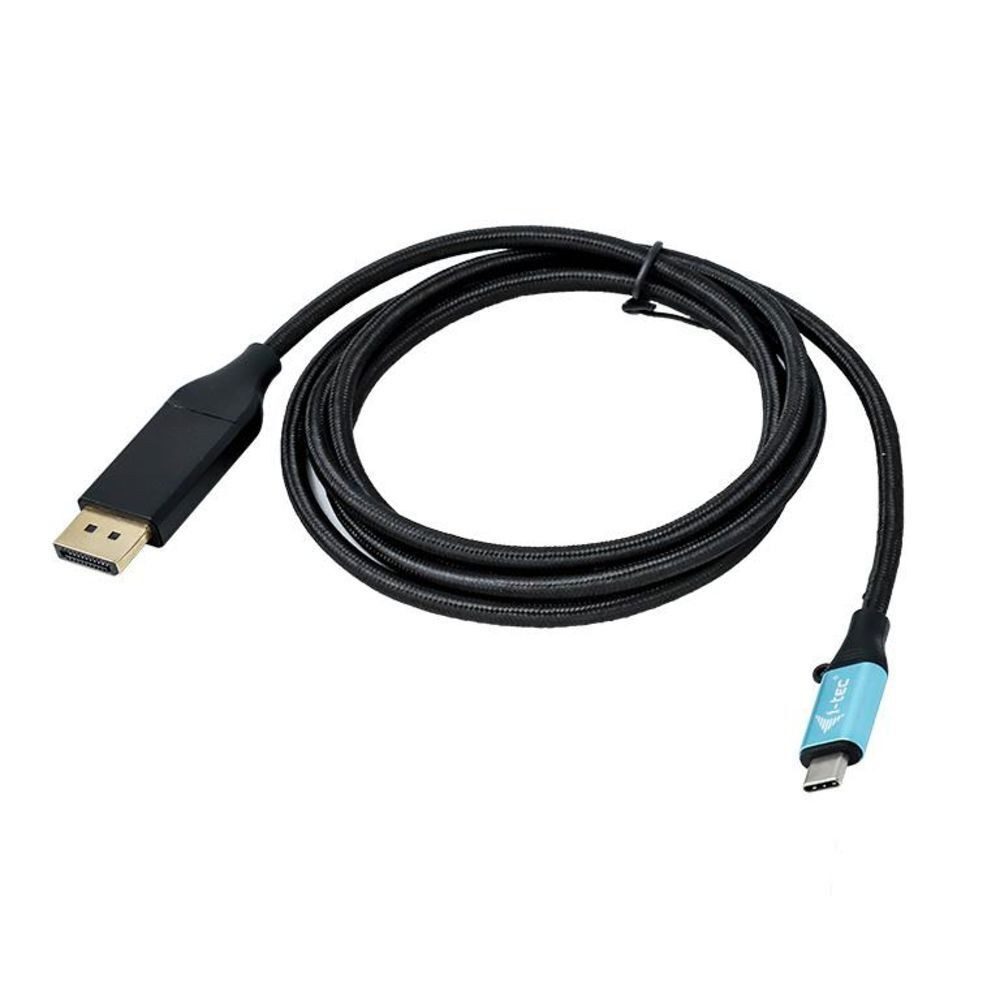 I-TEC i-tec USB-C > DisplayPort 4K Kabel (2m) - Verbindung USB-Kabel, USB-C, DisplayPort, 4K Auflösung bis zu 3840 x 2160