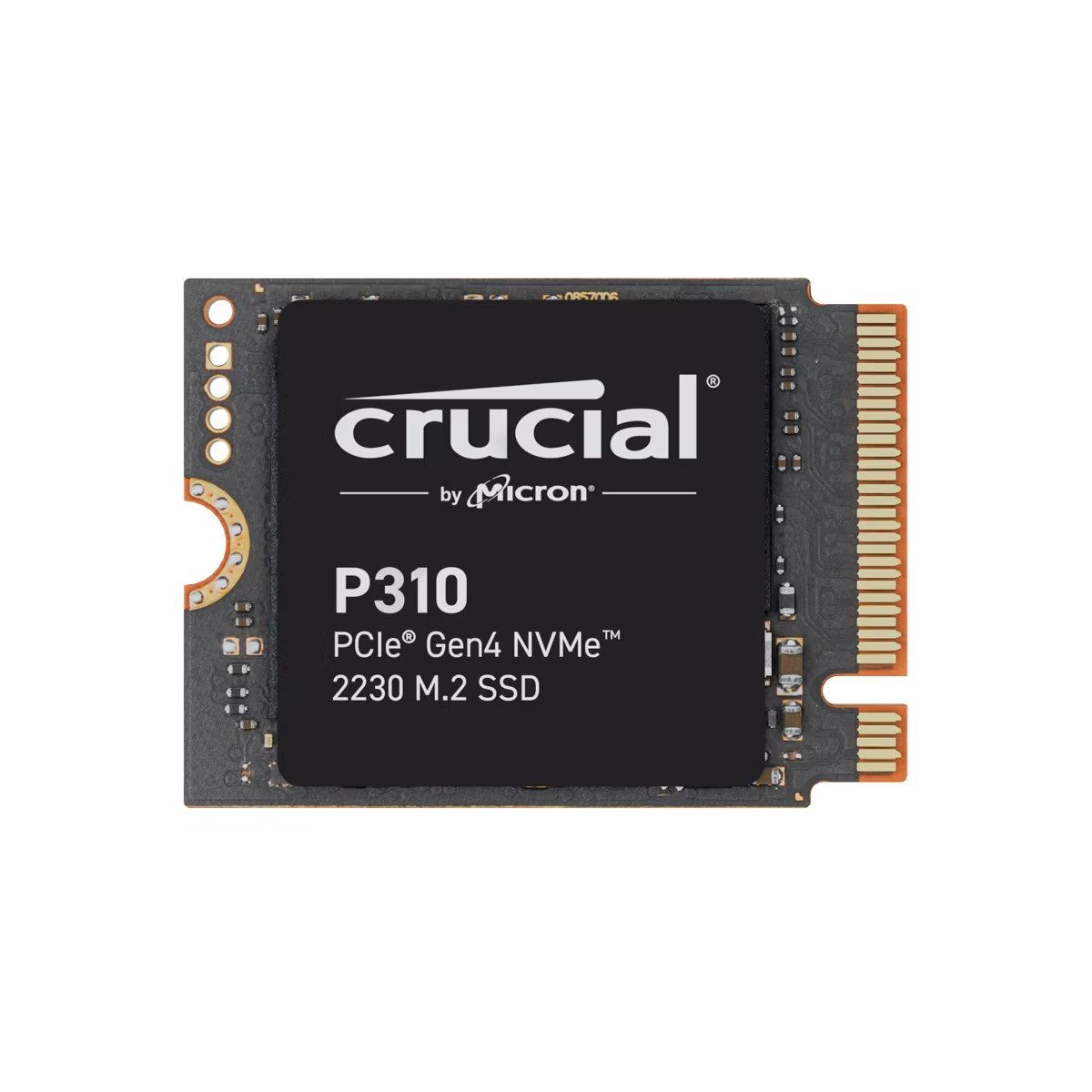 Crucial P310 Extreme 1TB NVMe SSD Gen4 M.2 2230 1000GB interne SSD (1 TB) M.2" 7100 MB/S Lesegeschwindigkeit, 6000 MB/S Schreibgeschwindigkeit, PCIe 4.0 NVMe, Micron 3D NAND, optimierte Energieeffizienz