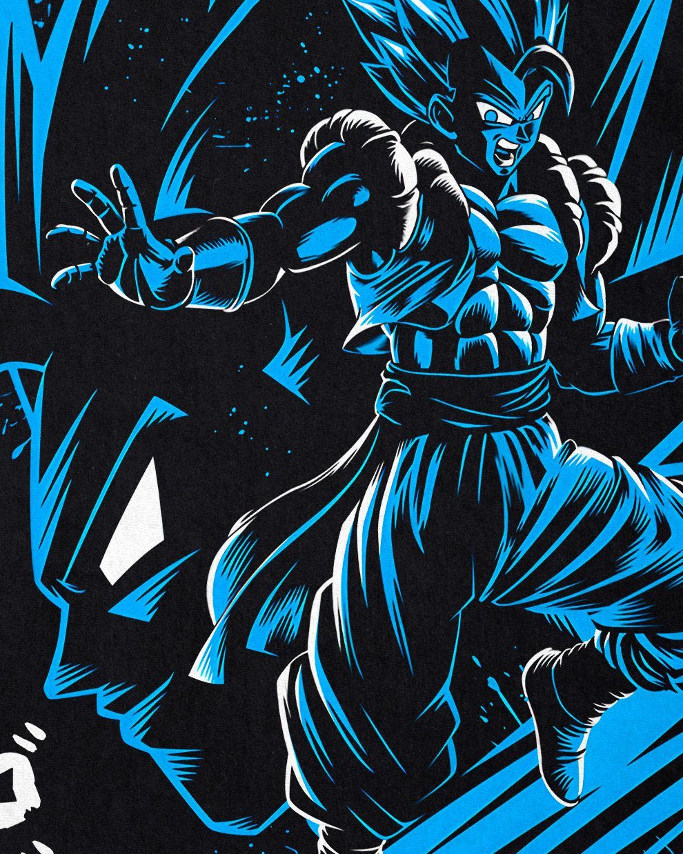 style3 T-Shirt Blue Superior super dragonball z gt songoku breakers daima günstig online kaufen