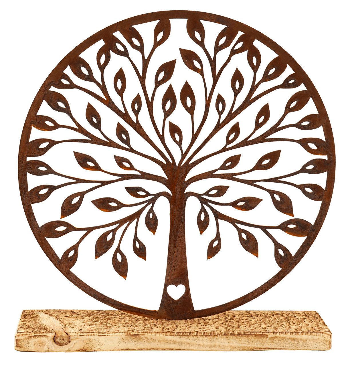 BADEKO Gartenfigur Badeko Baum Theo 32 x 30 cm rostbraun