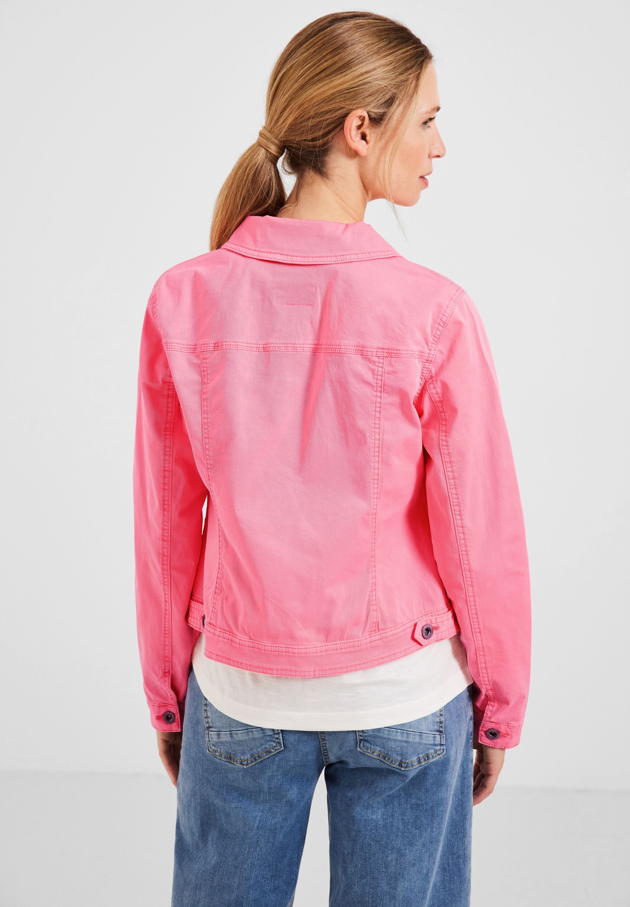 Jeansjacke pink Farbige soft neon Jeansjacke Cecil