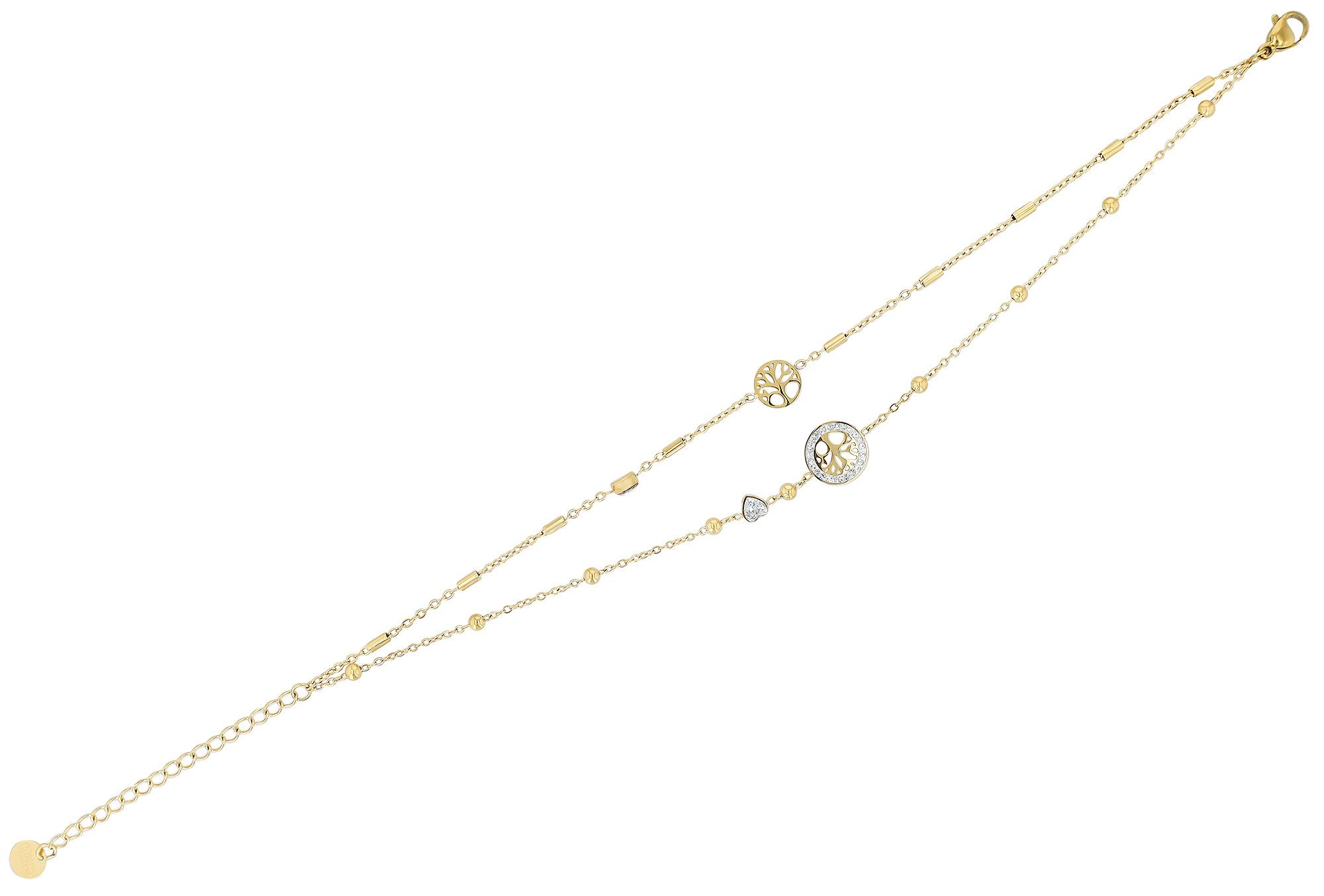 AKZENT Fußkette Danika Edelstahl silber Damen wasserfest günstig online kaufen