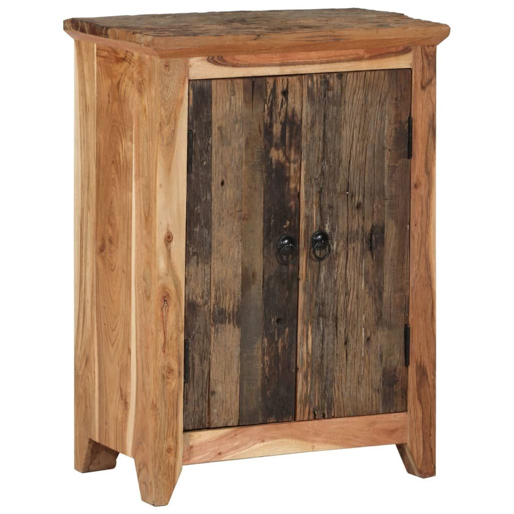 vidaXL Sideboard Sideboard 55x33x75 cm Massivholz Akazie und Altholz