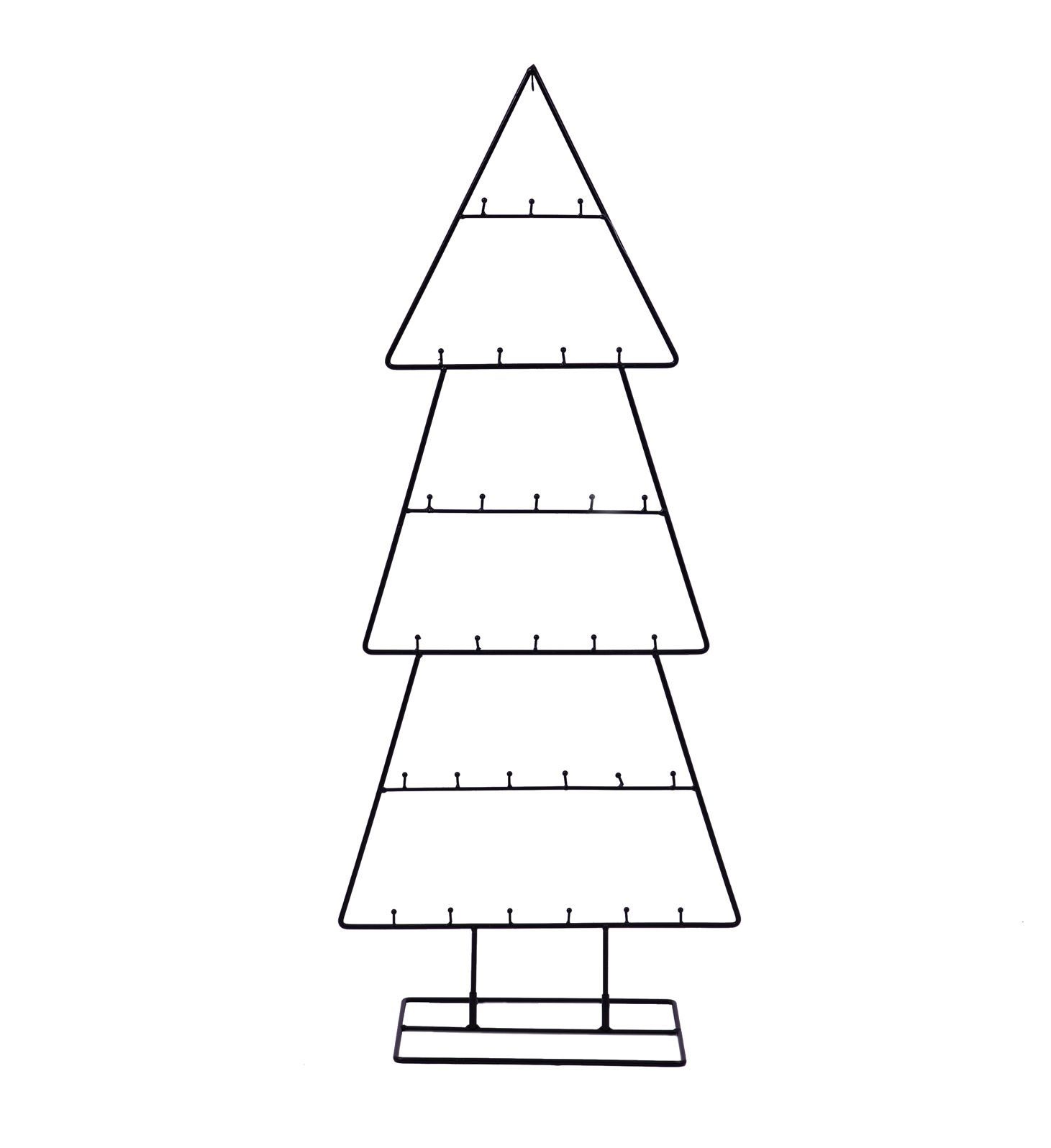 Haken Design zu Deko Zierschmuck befestigen sonstigen mit um Metall Tanne Spetebo Weihnachtskugelständer - oder Weihnachtskugeln Aufsteller, 29 cm 100 -