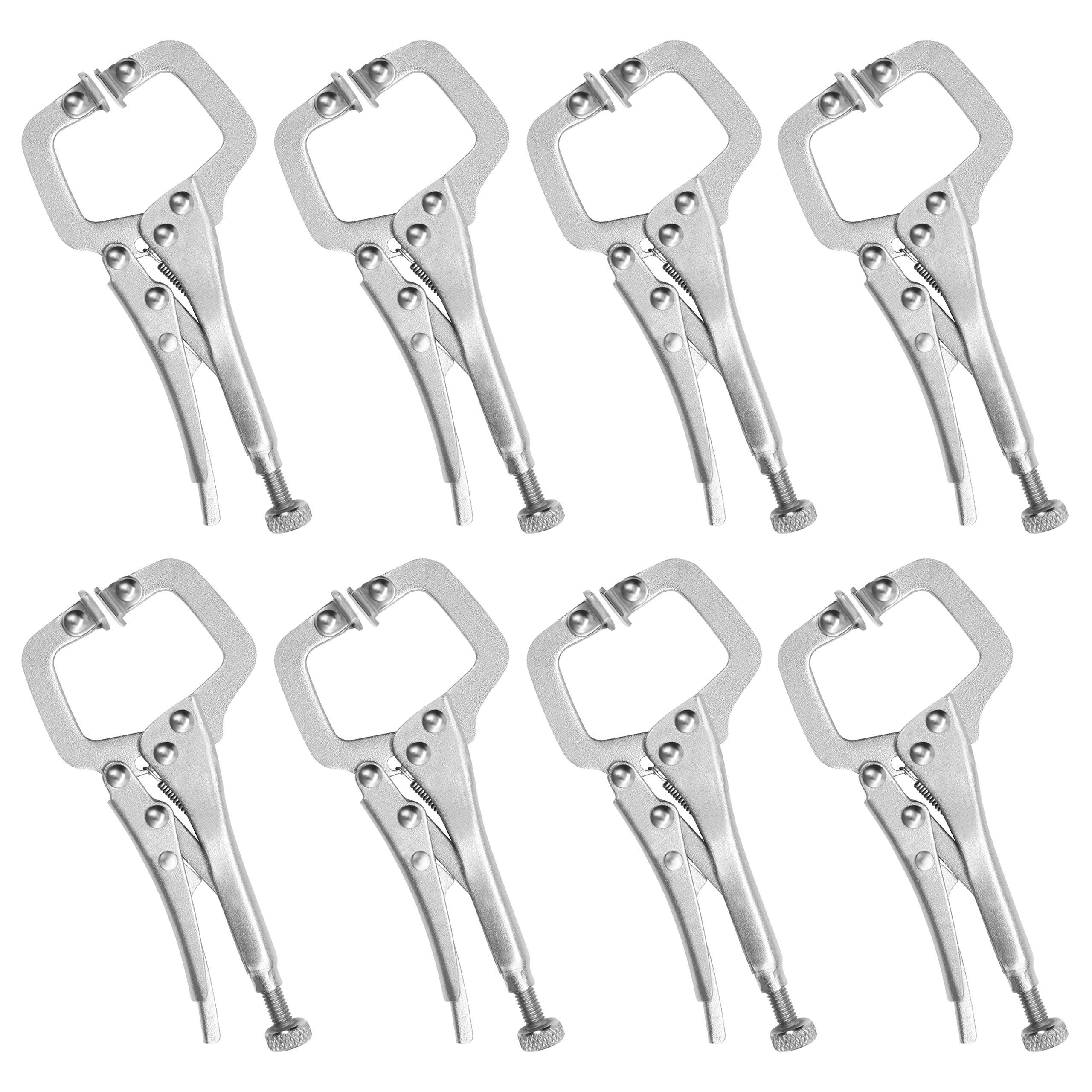 Tischtuchklammer Metall-Schnellspannzwingen Set 8-teilig
