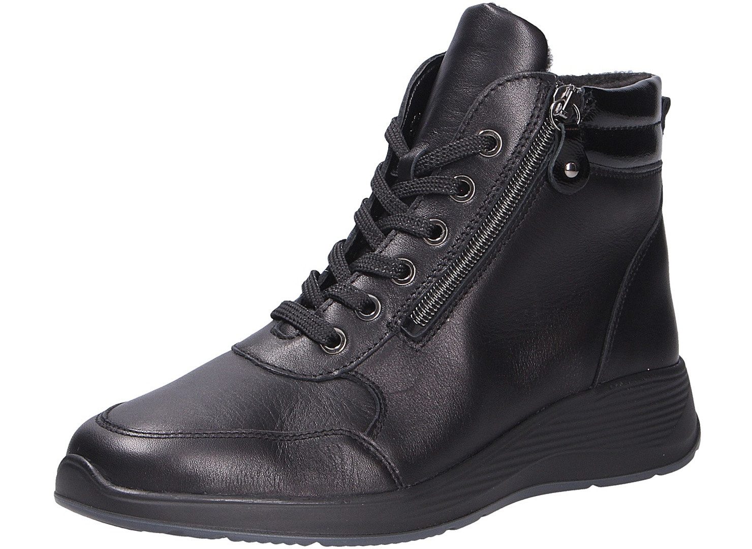 Waldläufer Damen Stiefelette KALEA schwarz Größe Schnürstiefel
