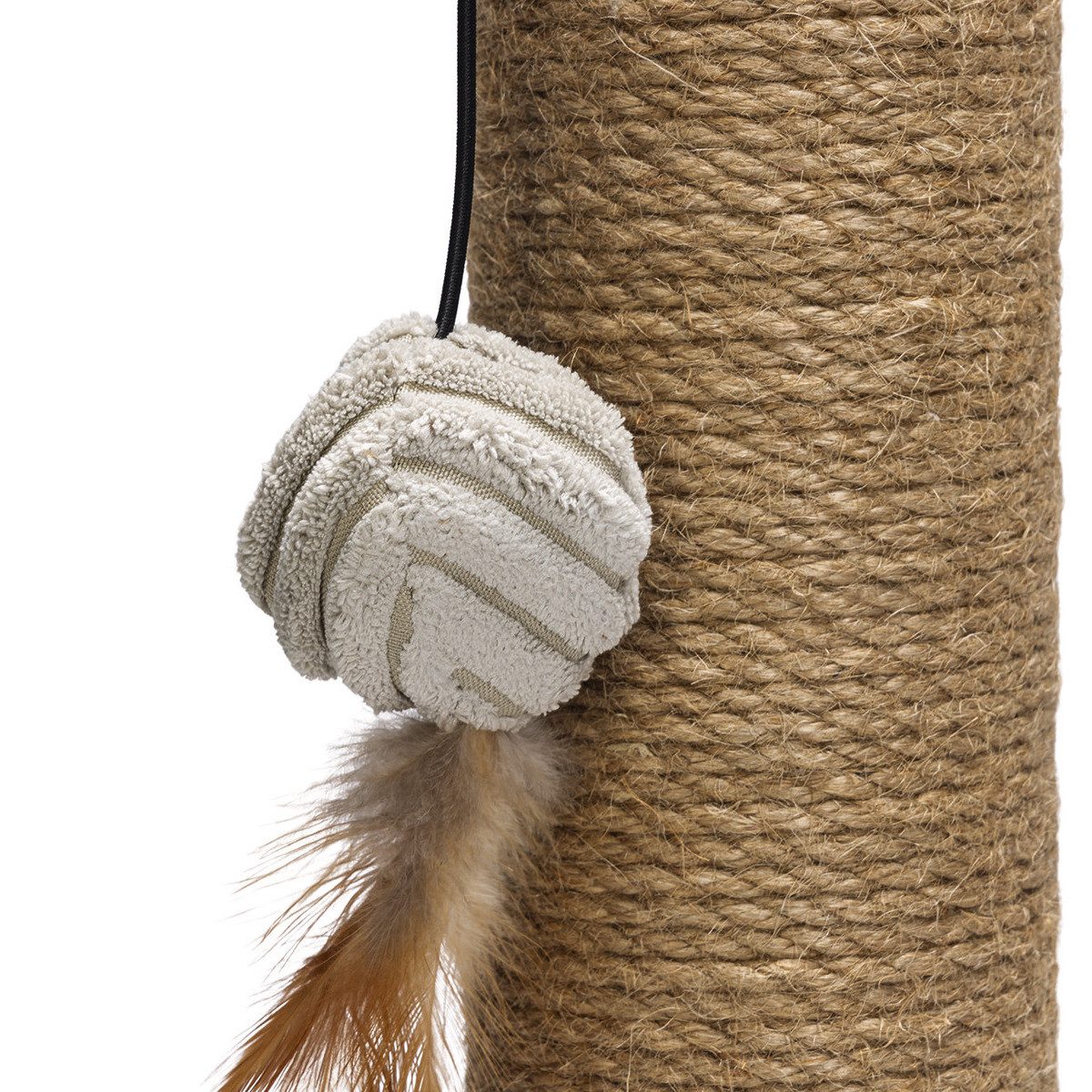 Designed By Lotte Kratzsäule Kratzsäule Ribbed hellgrau