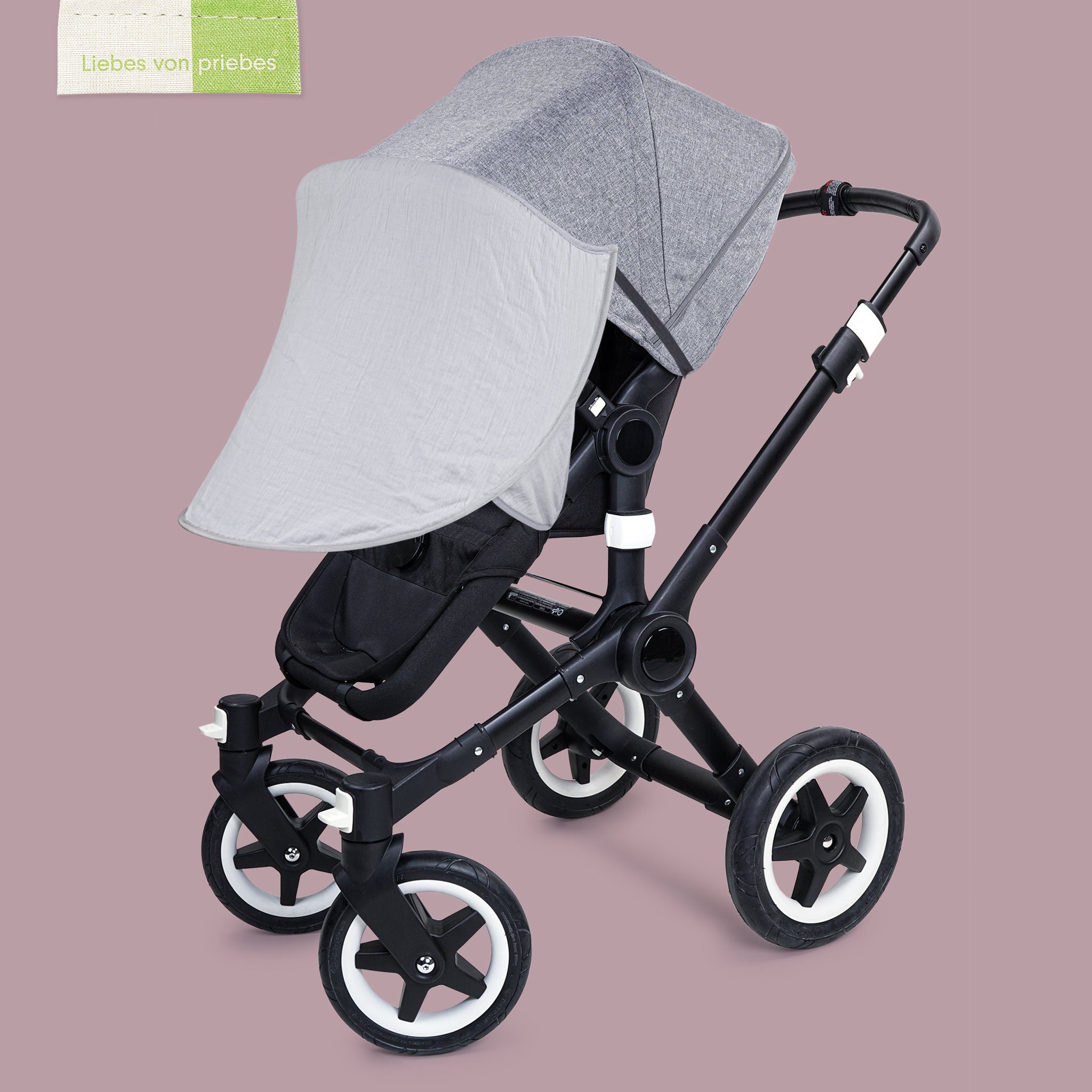 Liebes von priebes Kinderwagen-Sonnenschutzhülle DAISY Sonnensegel, günstig online kaufen