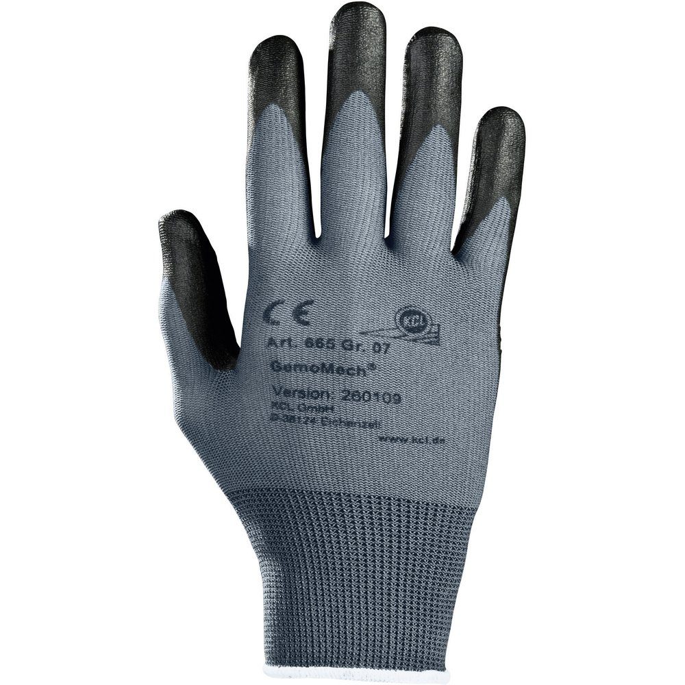 Arbeitshandschuhe KCL GemoMech 665 665-7 Polyurethan Arbeitshandschuh Größe (Handschuhe)