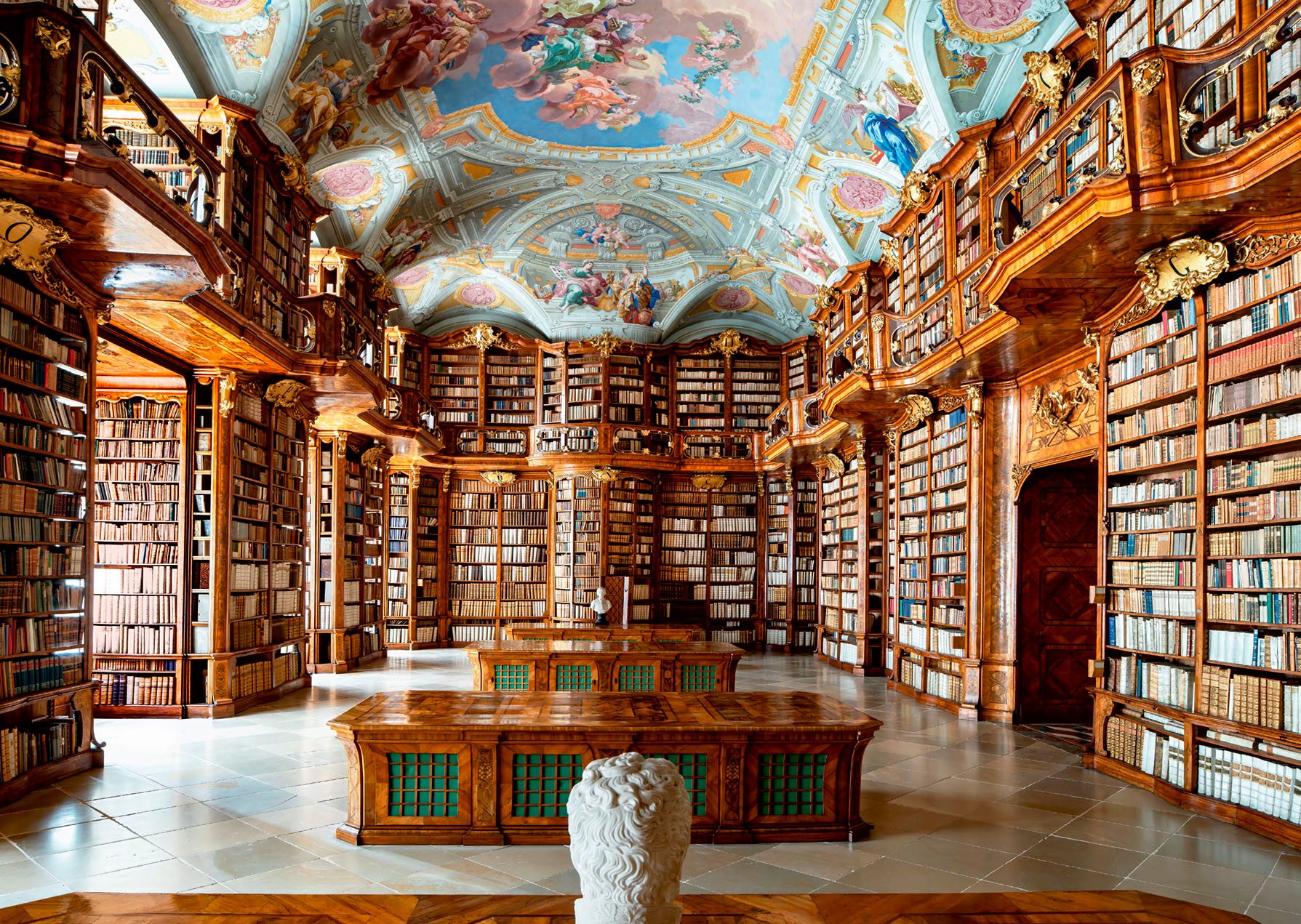 Ravensburger Puzzle Bibliothek in St. Florian Monastery, Österreich, 1000 P günstig online kaufen