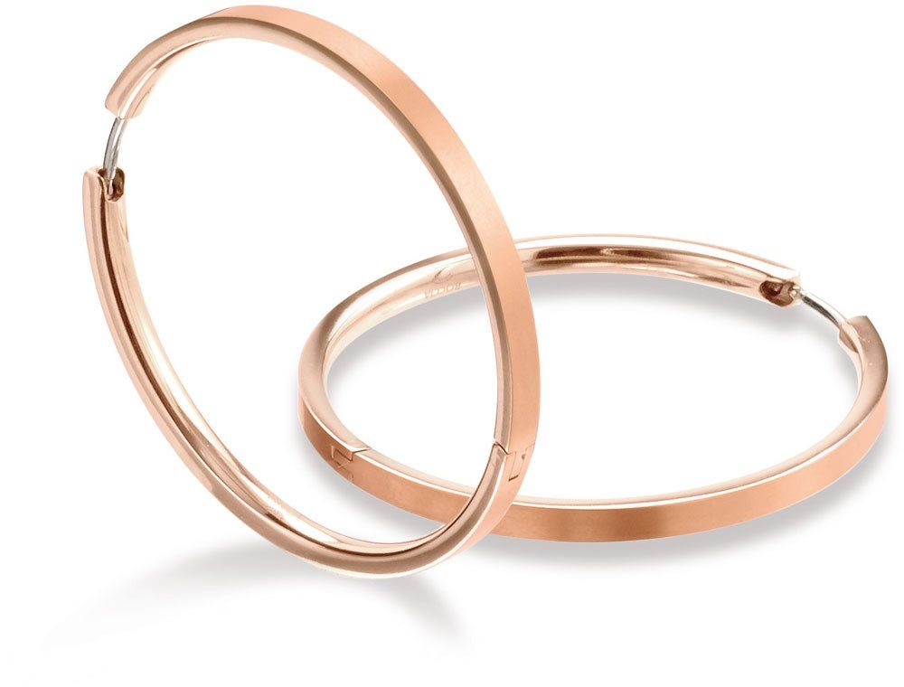 Boccia Creolen-Set Ohrringe roségoldplattiert - Boccia günstig online kaufen