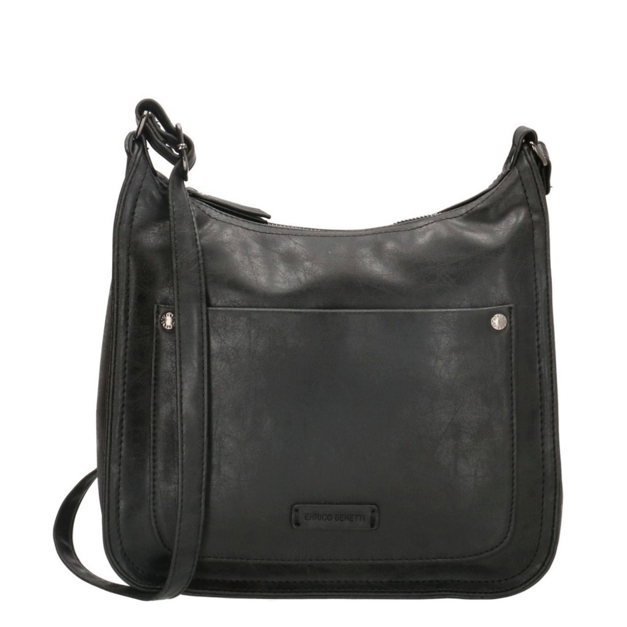 Christian Wippermann Umhängetasche Damen Tasche Schultertasche Umhängetasche Crossover Bag, Leder Optik Handtasche