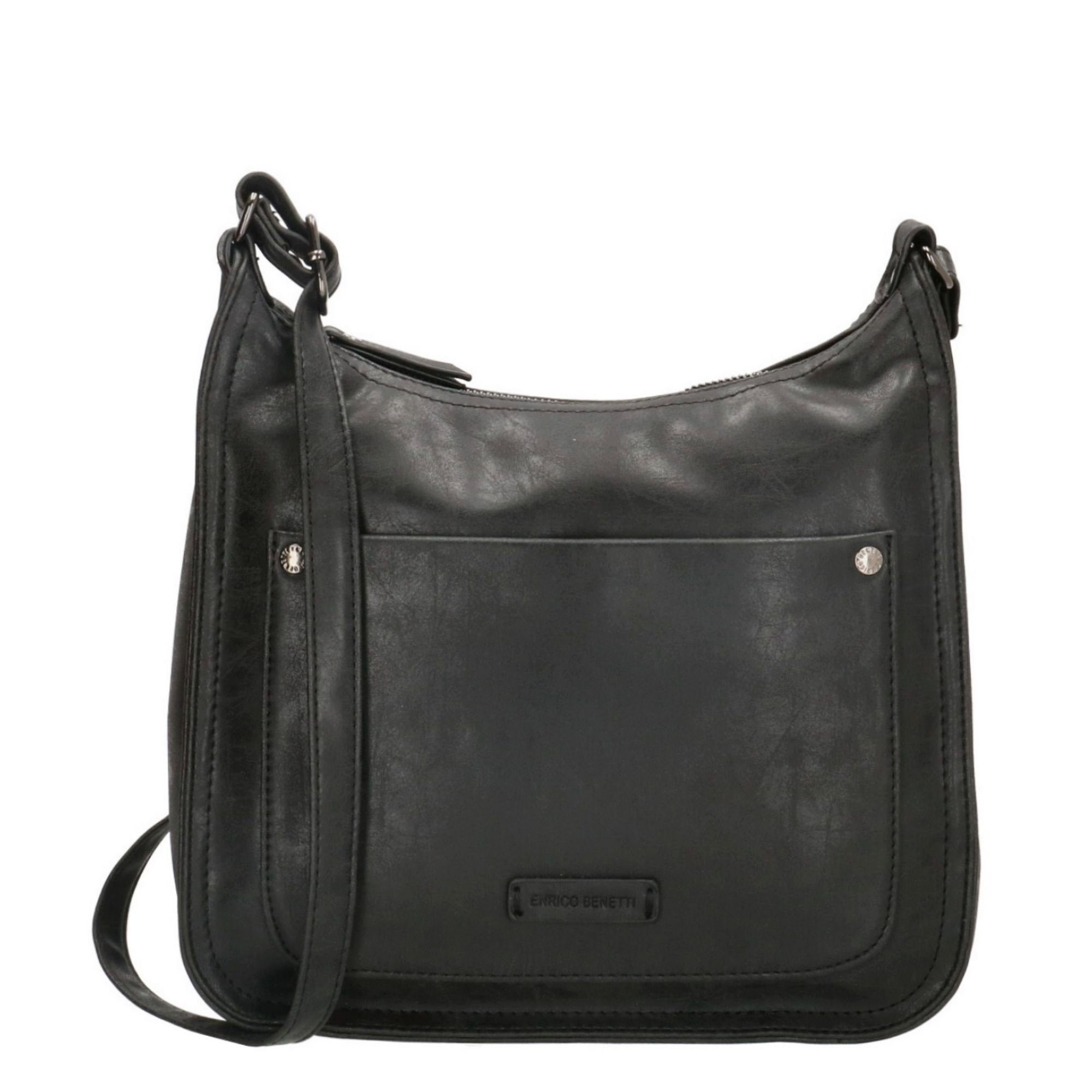 Christian Wippermann Umhängetasche Damen Tasche Schultertasche Umhängetasche Crossover Bag (1 tlg), Leder Optik Handtasche