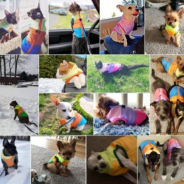 Rnemitery Hundemantel Haustierkleidung Mantel für Hunde und Katzen mit Traktionsschnalle, Winddicht, verschiedene Größen