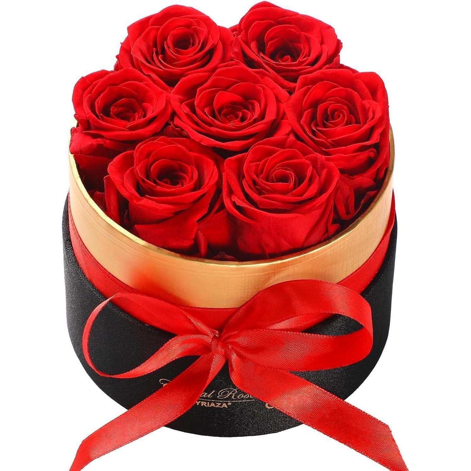 WYRIAZA Geschenkbox Ewige Rose Geschenkbox Frauen Mutter Freundin Geburtstag Valentinstag