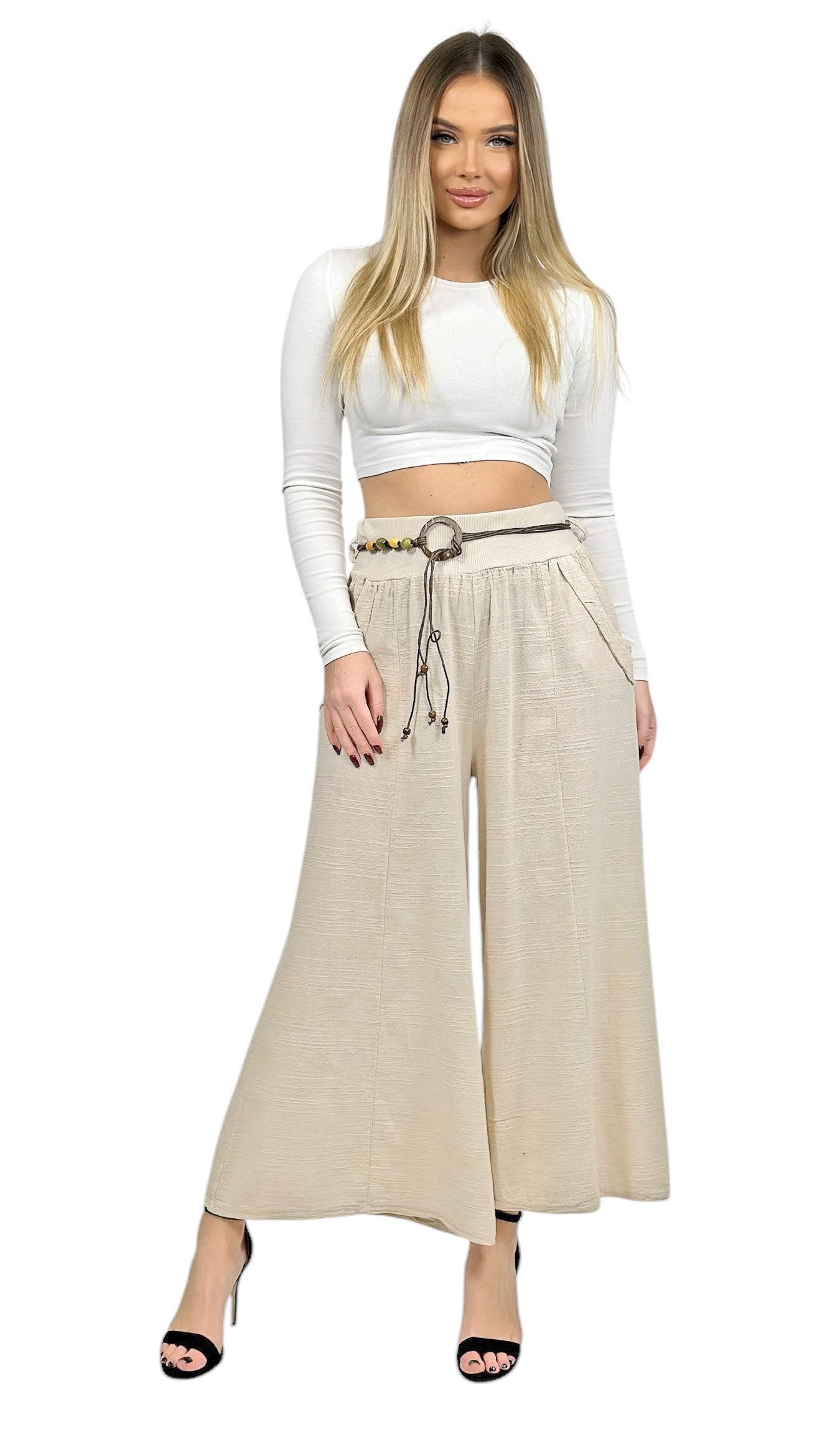 Mississhop Stoffhose Baumwollhose 100 % Baumwolle günstig online kaufen