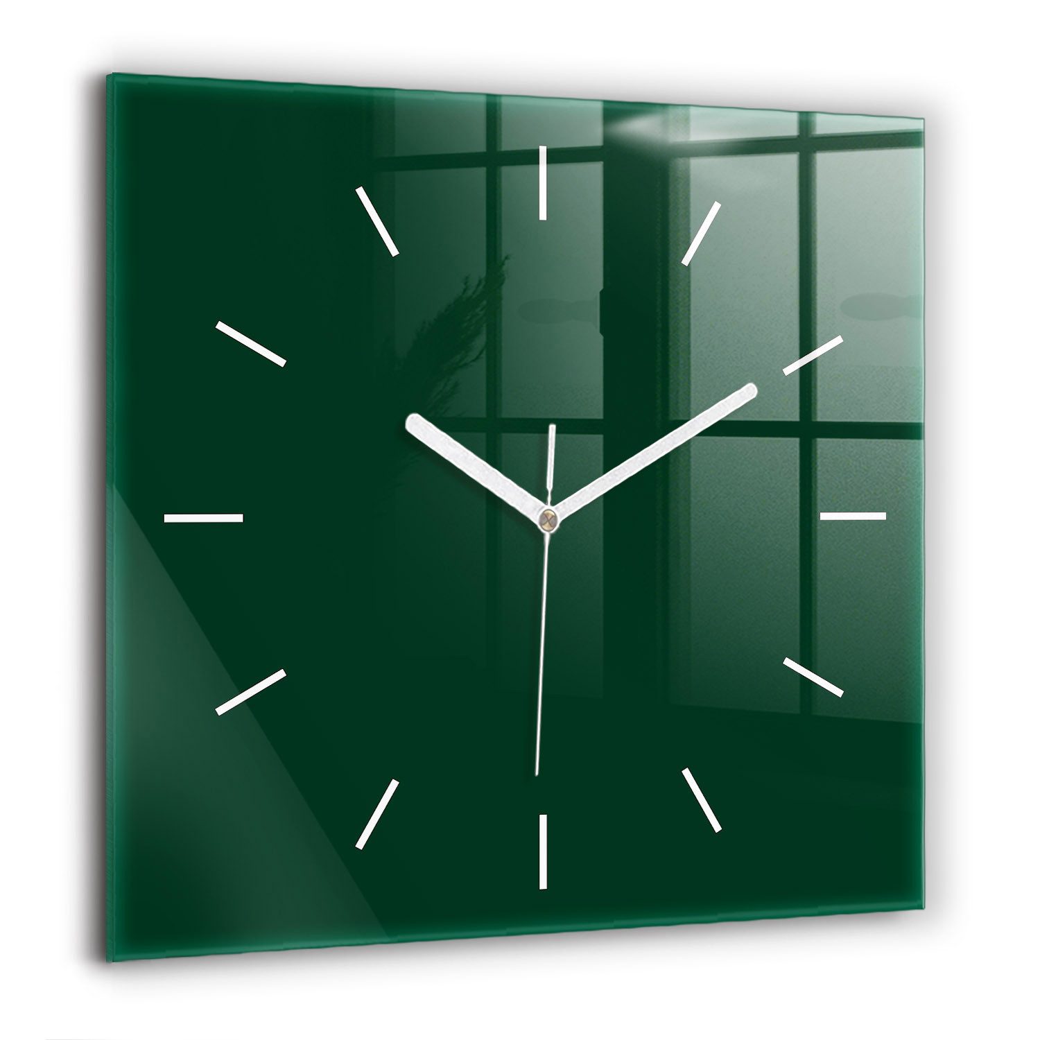 Tulup Wanduhr Wanduhr Modernistische Glaswanduhr 60x60cm günstig online kaufen