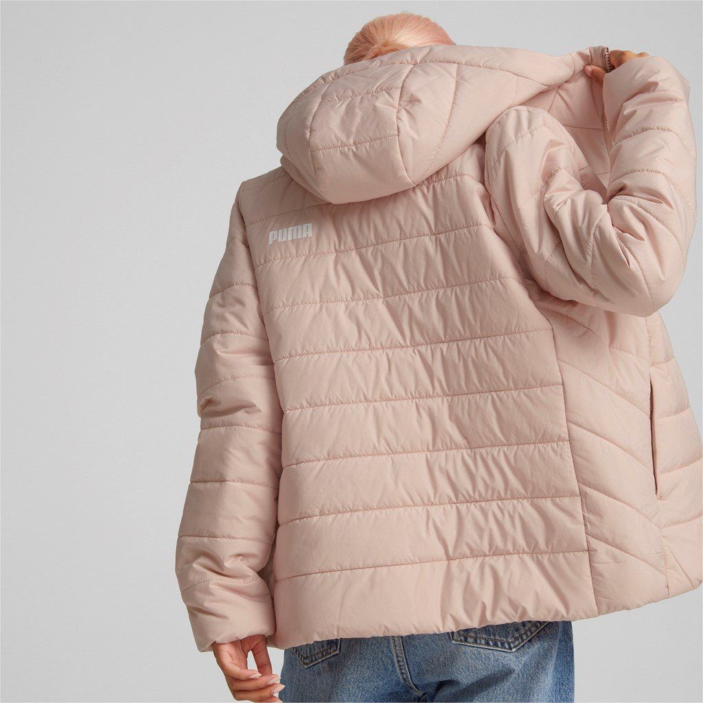 PUMA Funktionsjacke Steppjacke Essential mit Kapuze (wattiert, warm) rose D günstig online kaufen