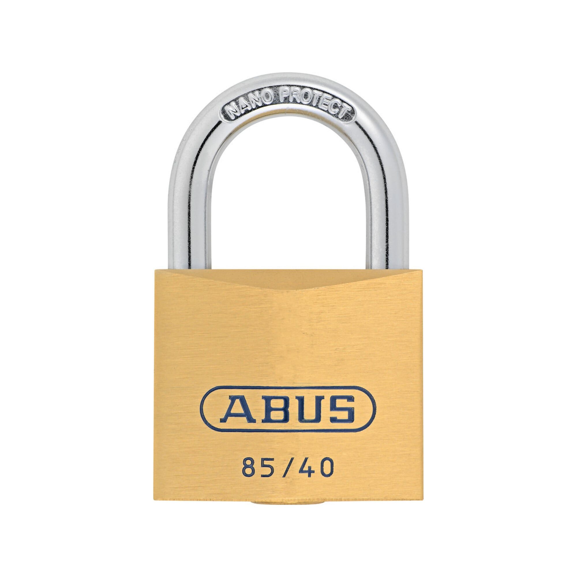 ABUS Zylinder Zylindervorhangschloss 85/40 Schlosskörper-B.40mm MS versch.-schl.ABUS