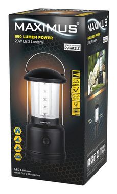 Maximus Laterne LED-Laterne 660 lm Campinglampe M-LNT-200, Campinglaterne mit Dimmer Camping Leuchte indoor outdoor