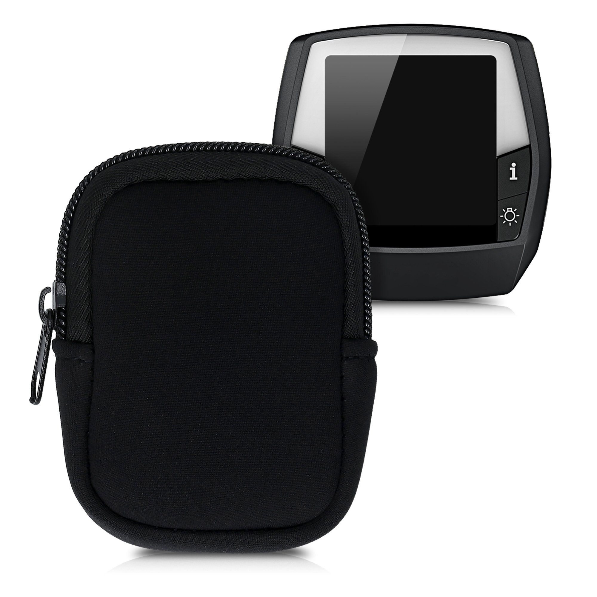 kwmobile Smartphone-Hülle Tasche für Bosch Intuvia, E-Bike Computer Neopren Hülle - Schutztasche Schwarz