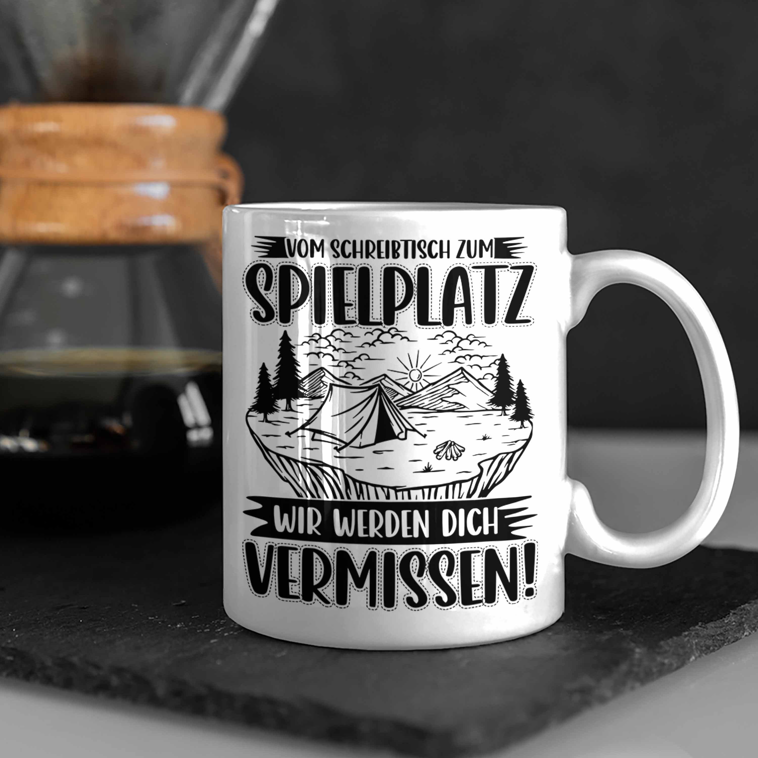 Kaffeetasse Weiss Abschied Trendation Mutterschutz Geschenk Kollegi Tasse Tasse Mutterschutz